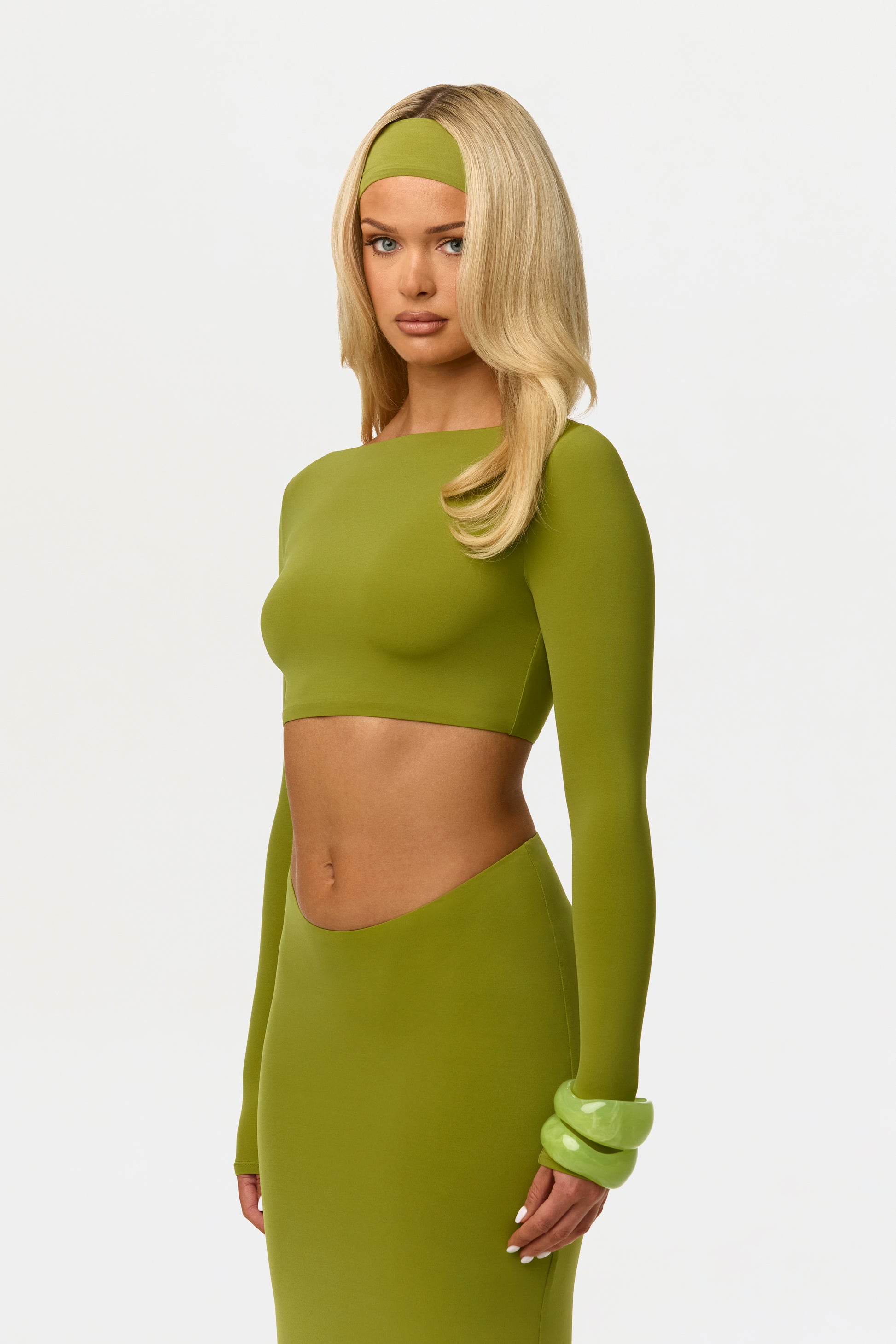 Naked Bateau Crop Top