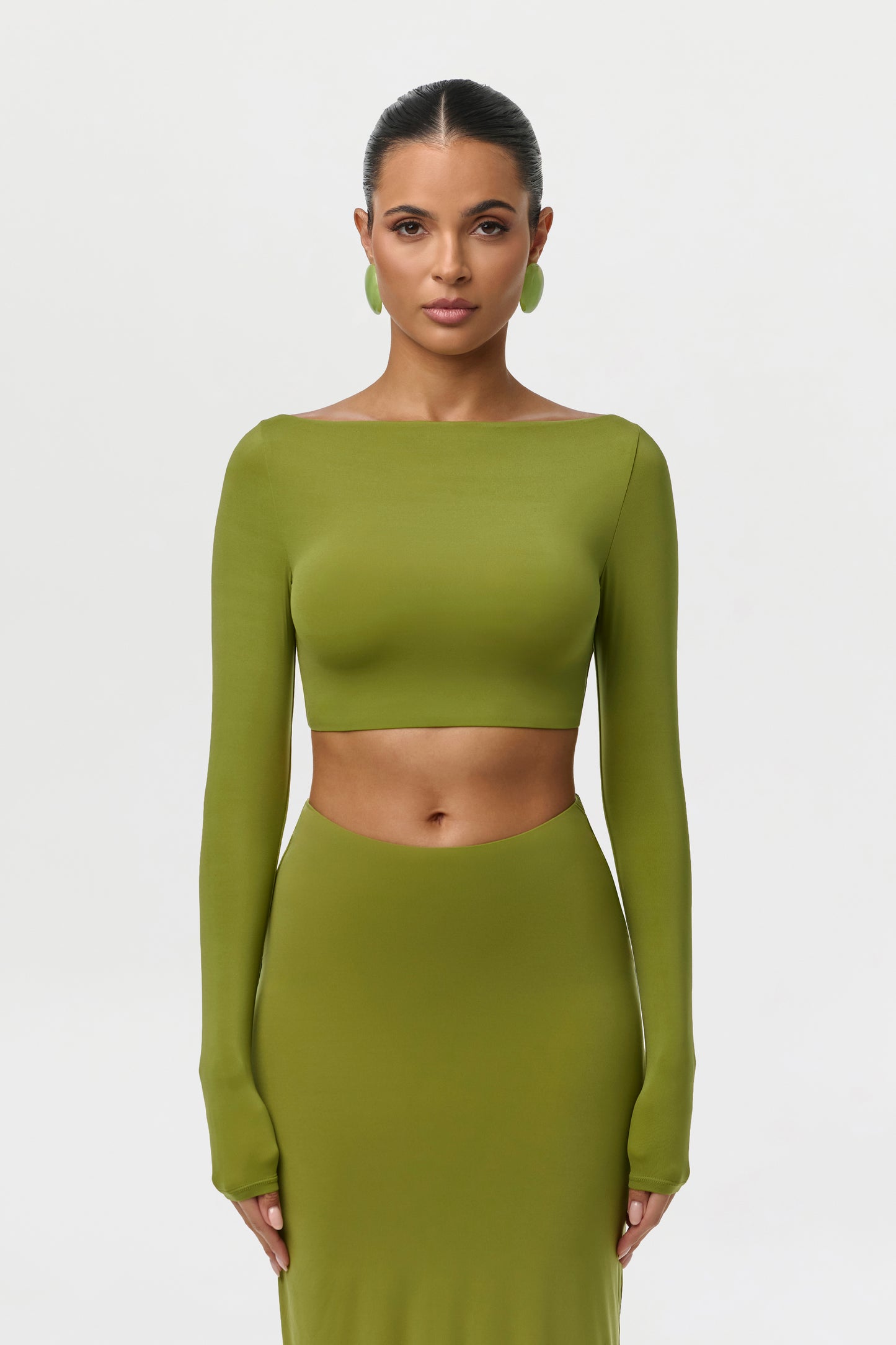 Naked Bateau Crop Top