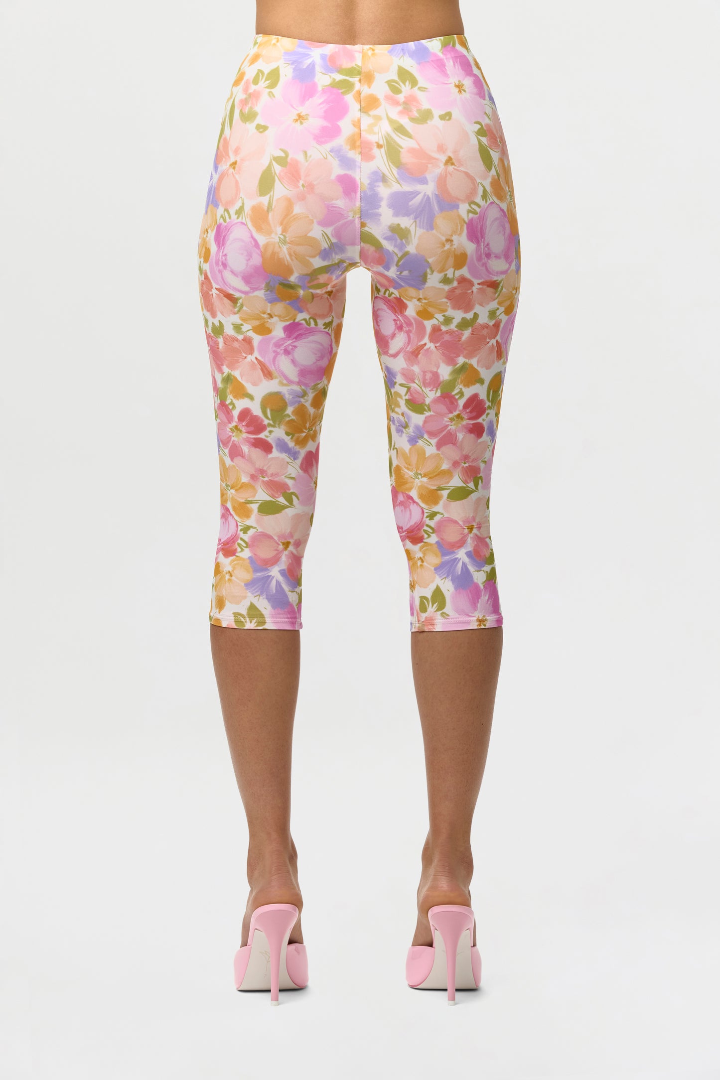 Naked Print Capri Legging
