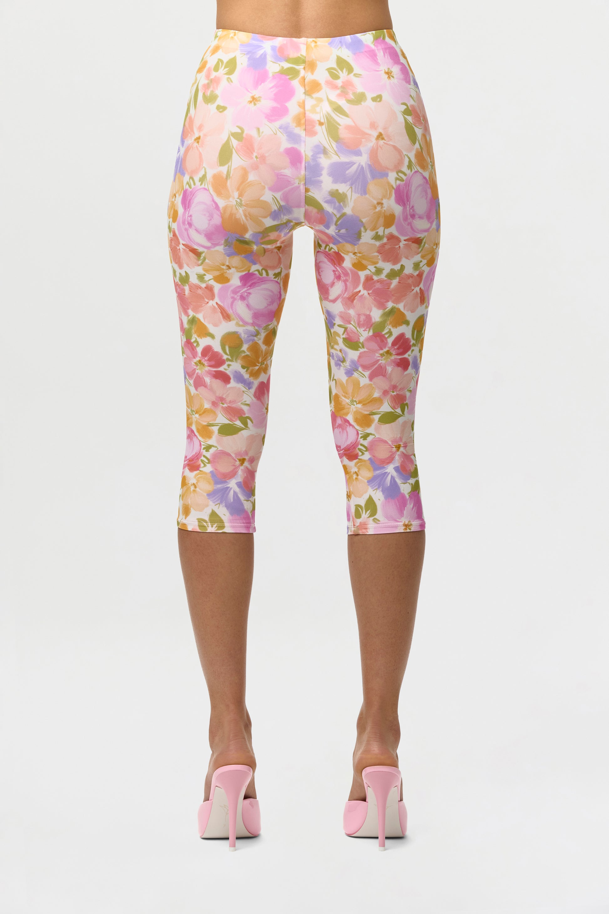 Naked Print Capri Legging