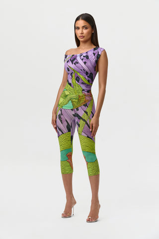 Naked Print Capri Legging