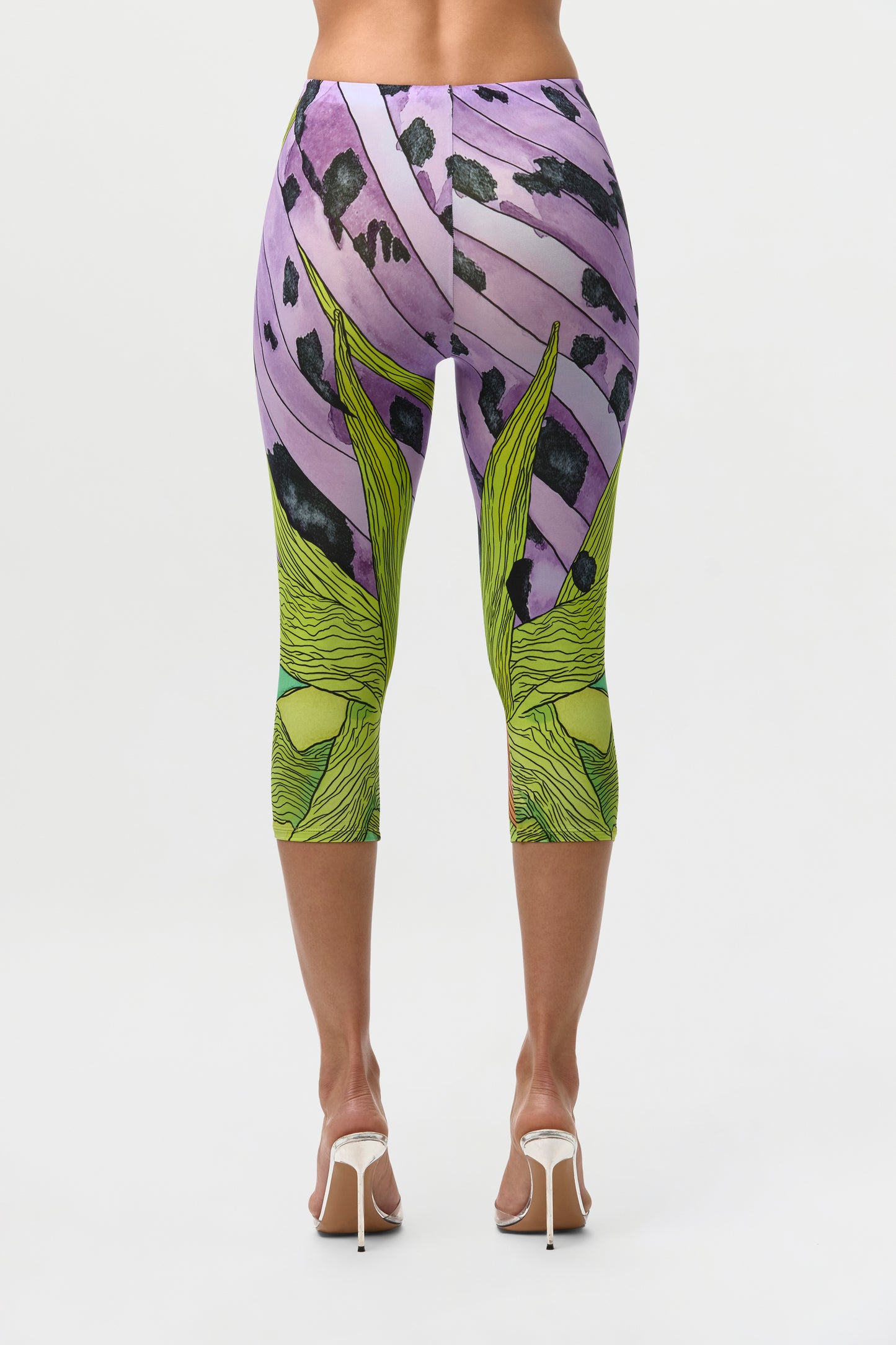 Naked Print Capri Legging