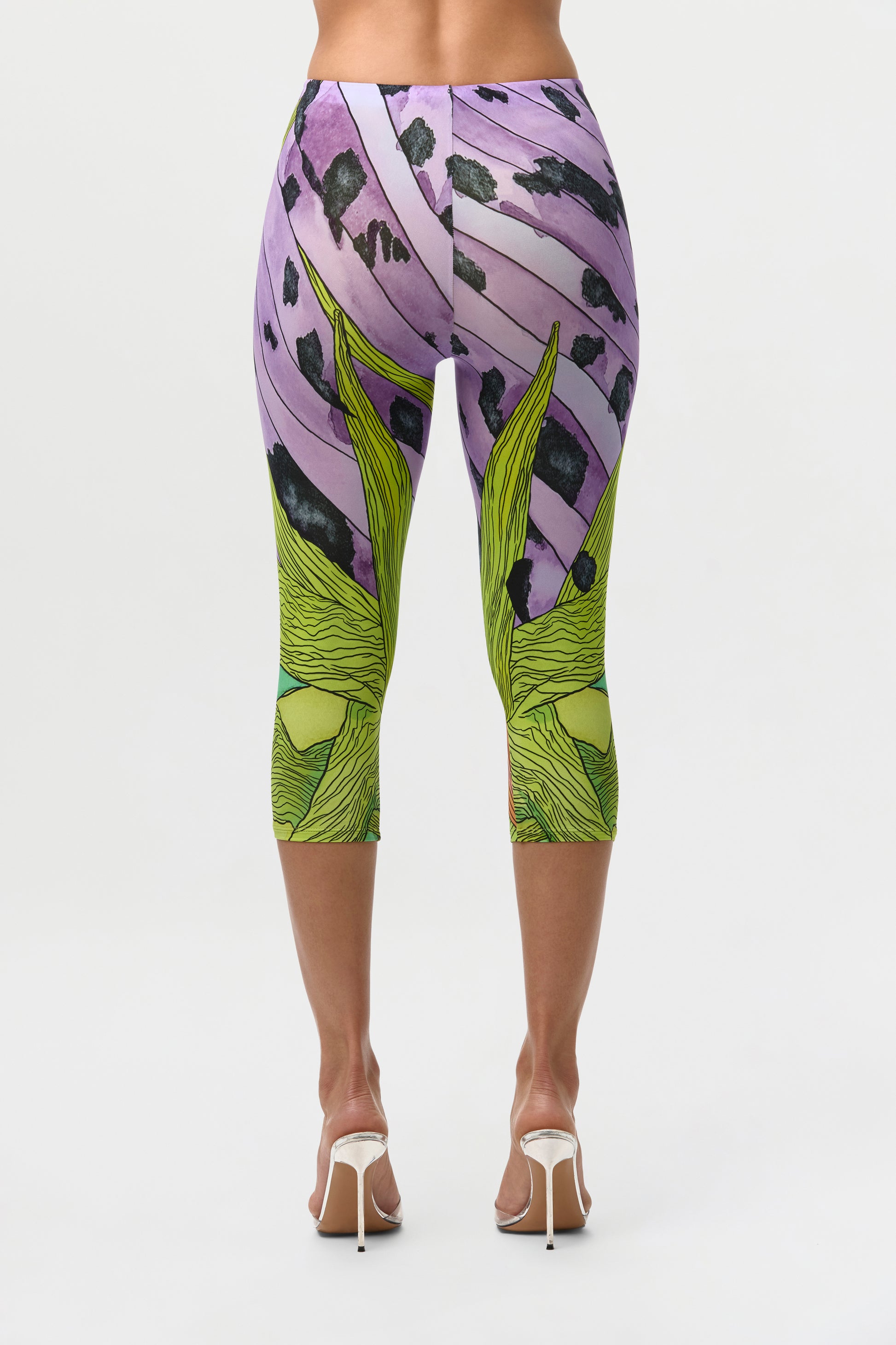 Naked Print Capri Legging