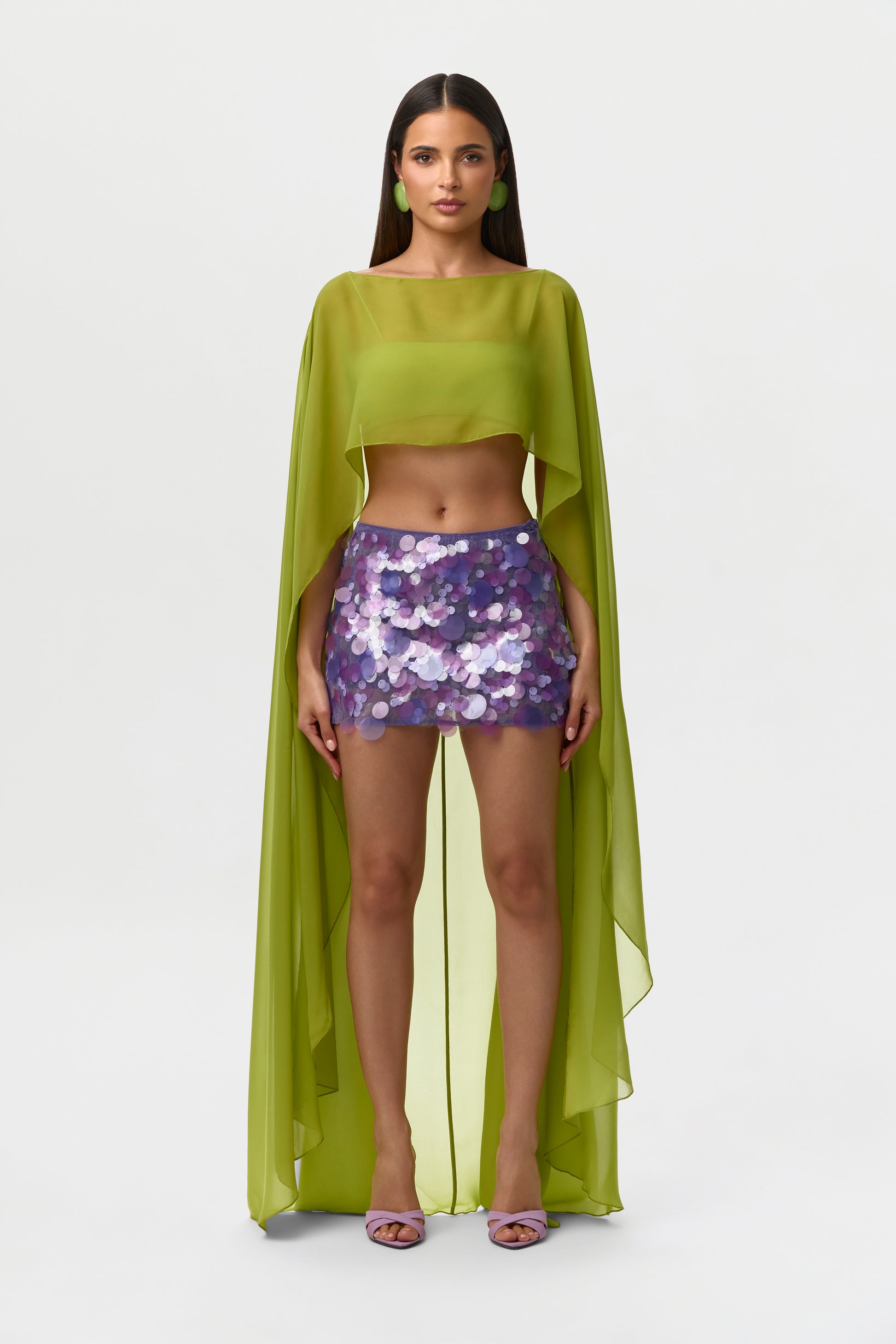 Sequin Micro Mini Skirt