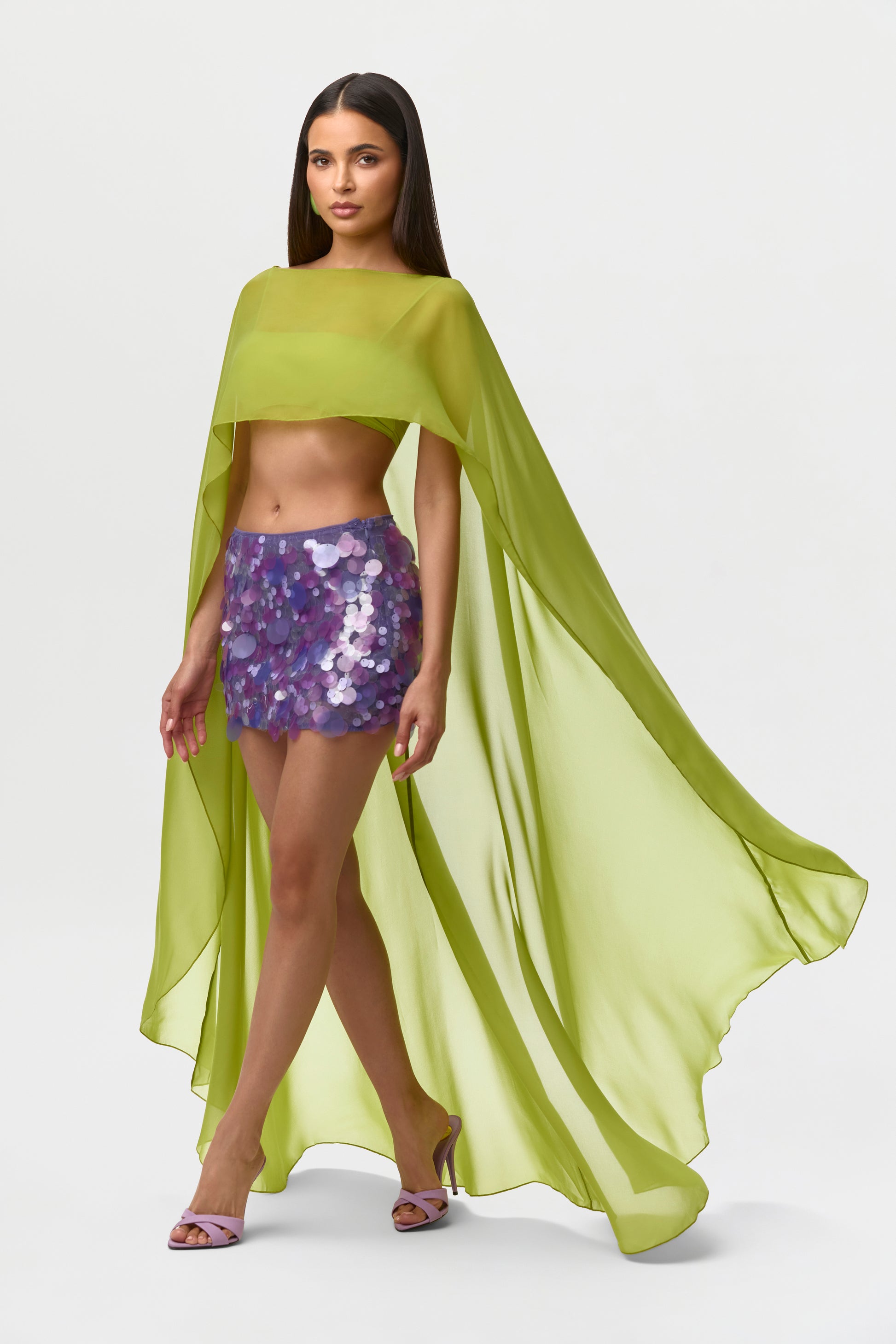 Sequin Micro Mini Skirt