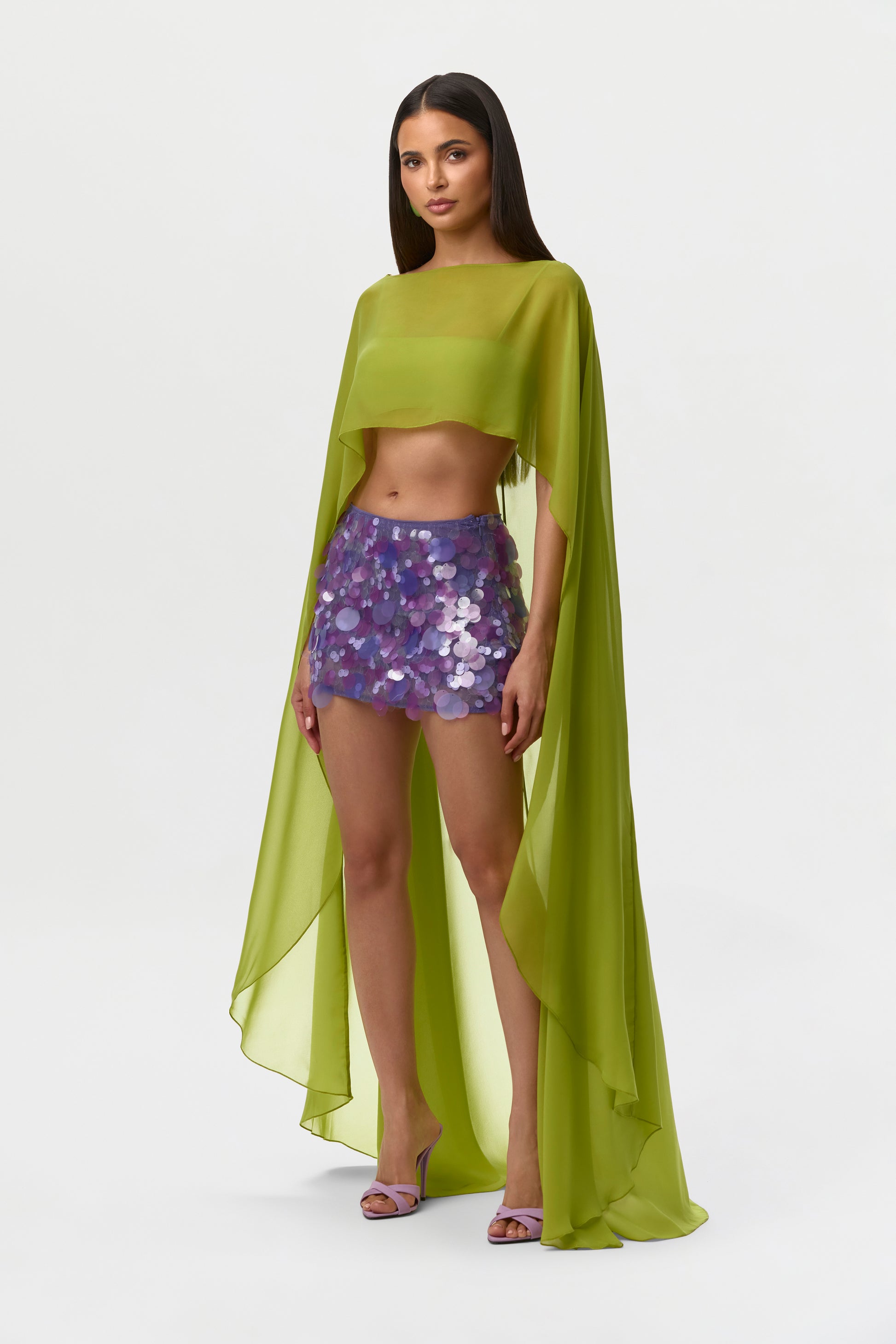 Sequin Micro Mini Skirt