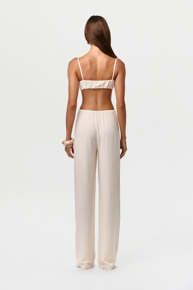 Linen Button Lounge Pants