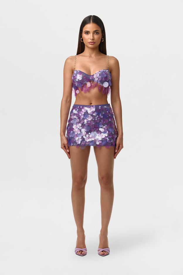 Sequin Micro Mini Skirt