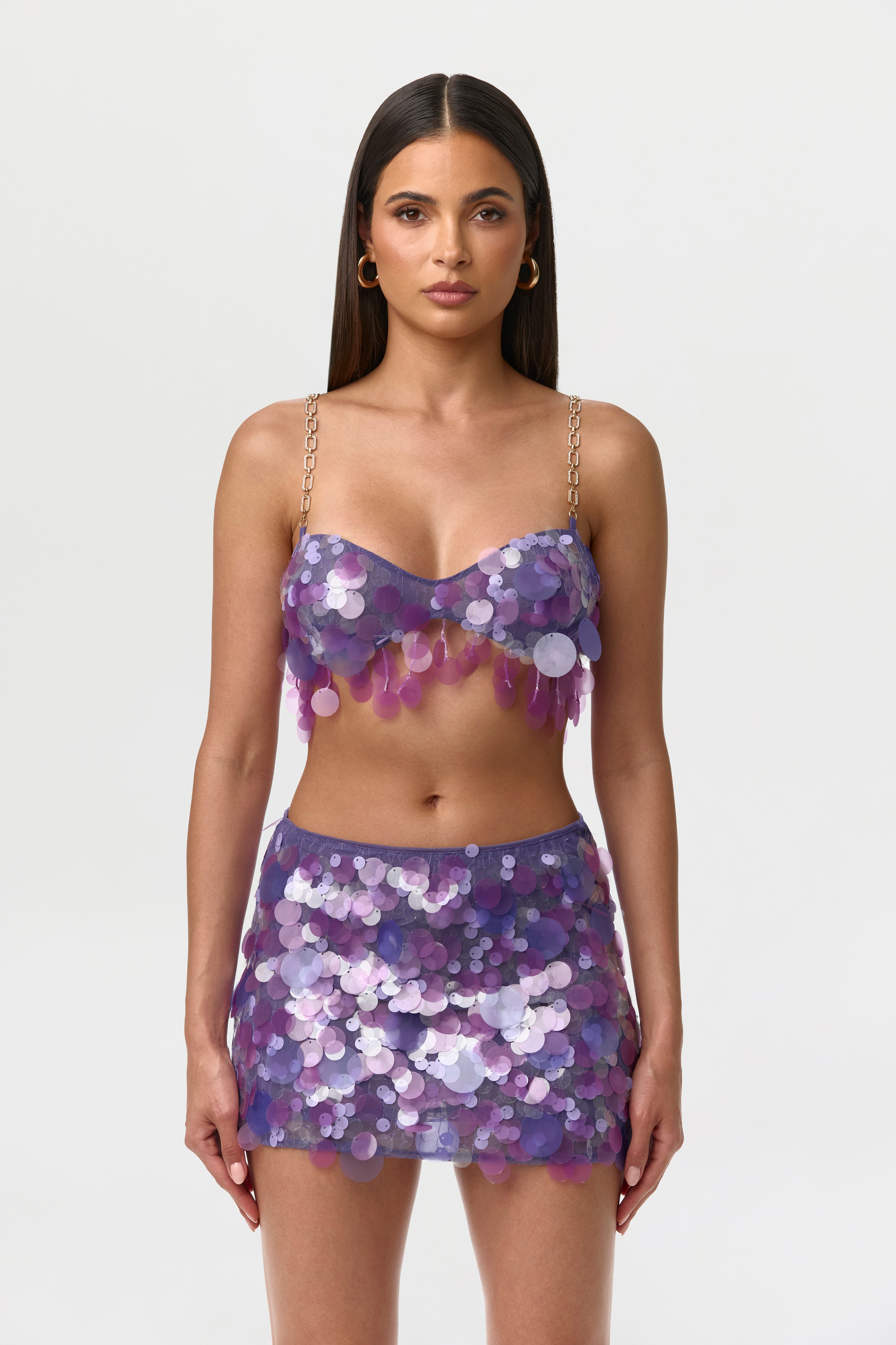 Sequin Micro Mini Skirt