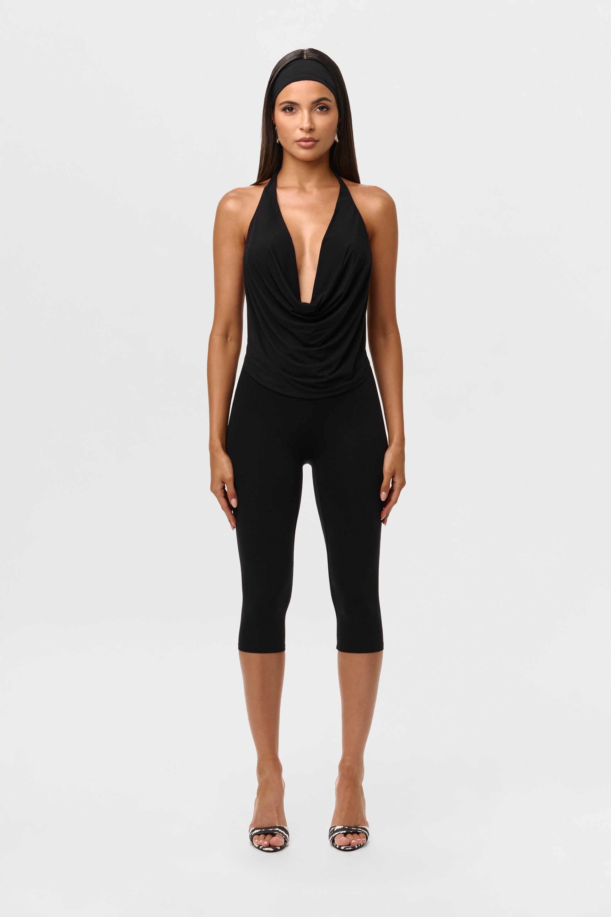 Naked Cowl Drape Top