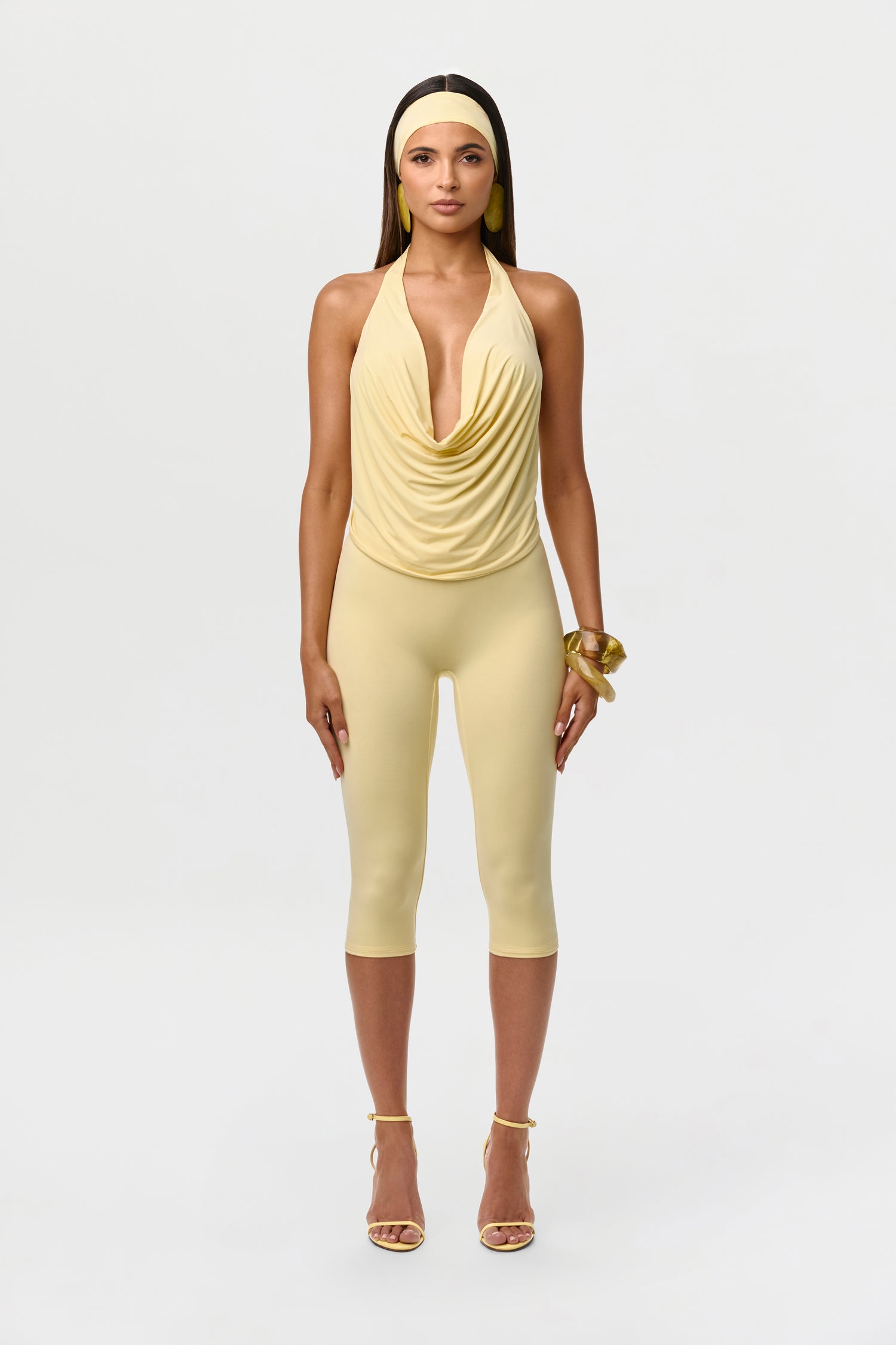 Lemonade Naked Capri Leggings