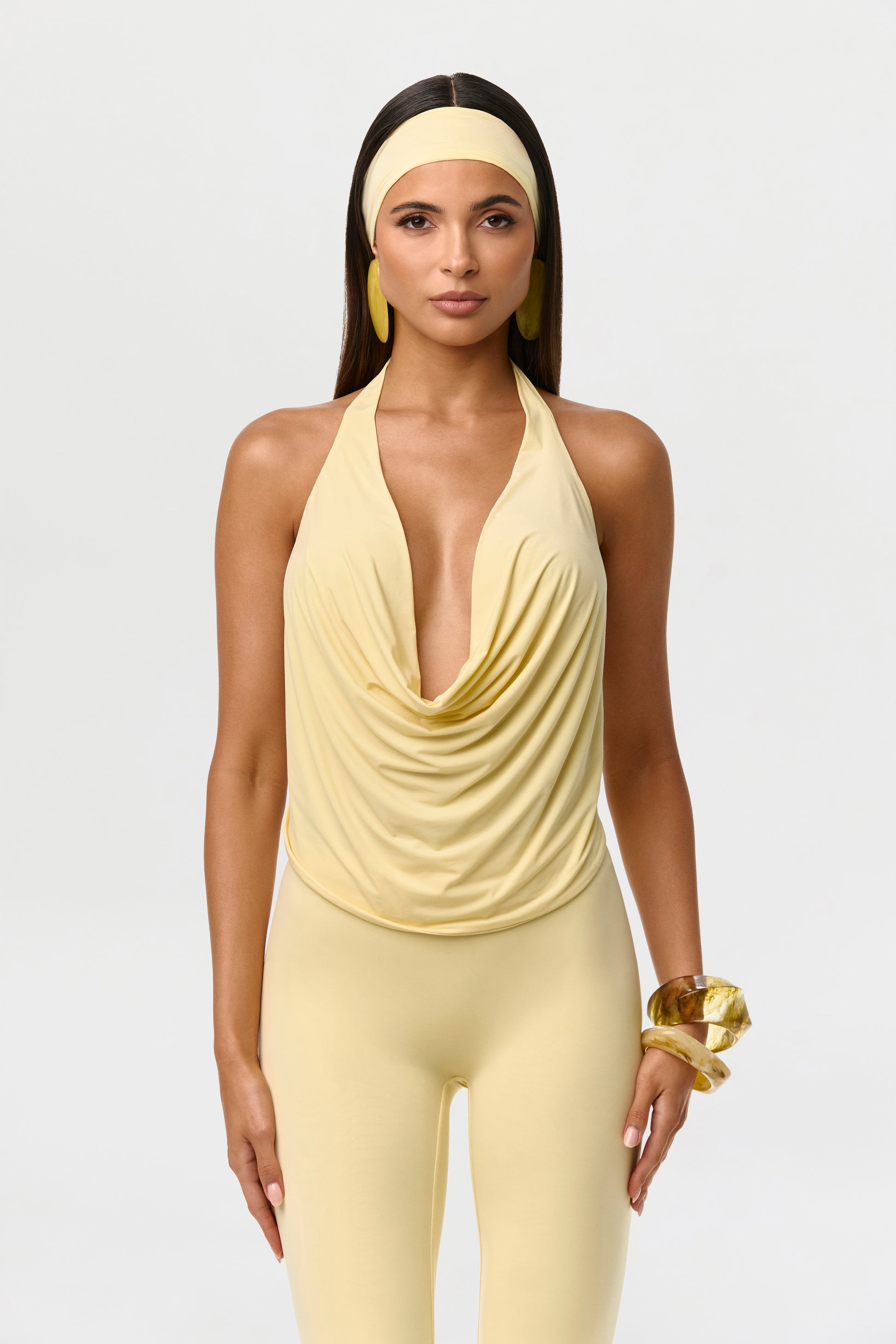 Naked Cowl Drape Top