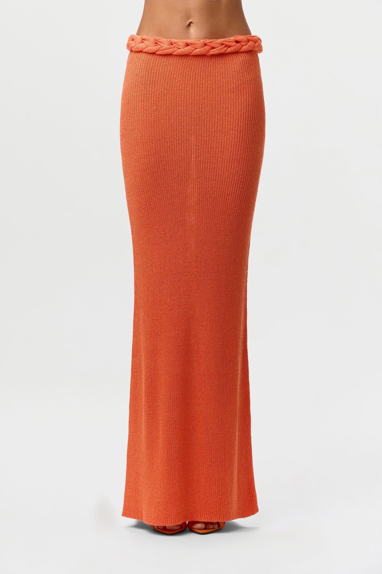 Knit Braid Maxi Skirt
