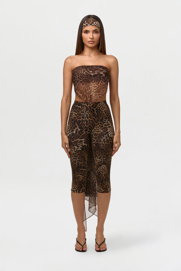 Naked Print Capri Legging