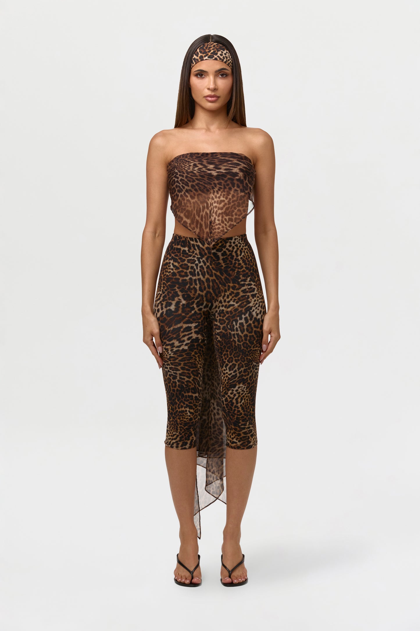 Naked Print Capri Legging