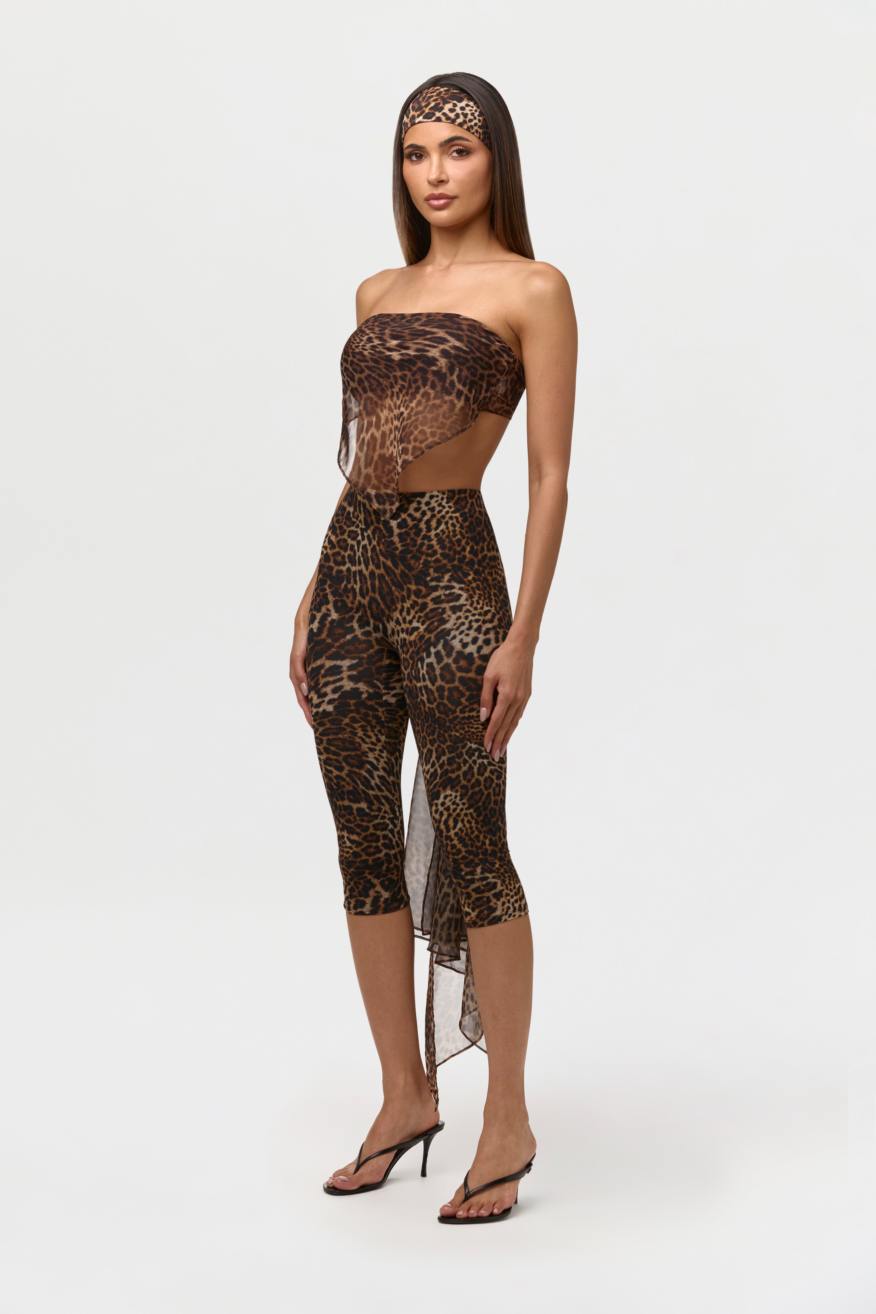 Naked Print Capri Legging