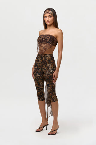 Naked Print Capri Legging