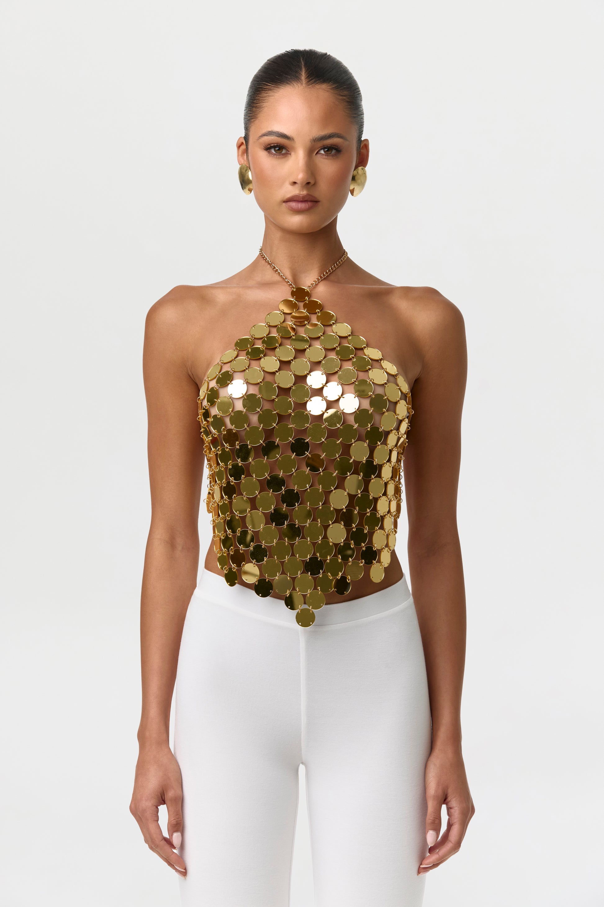 skims black glitter dress Yellow Sequin Halter Sexy Side Slit Evening Party Dresses,CP0470 – clover  sew