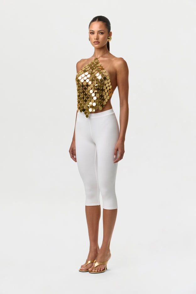 Smooth Sculpt Waist Capri Leggings