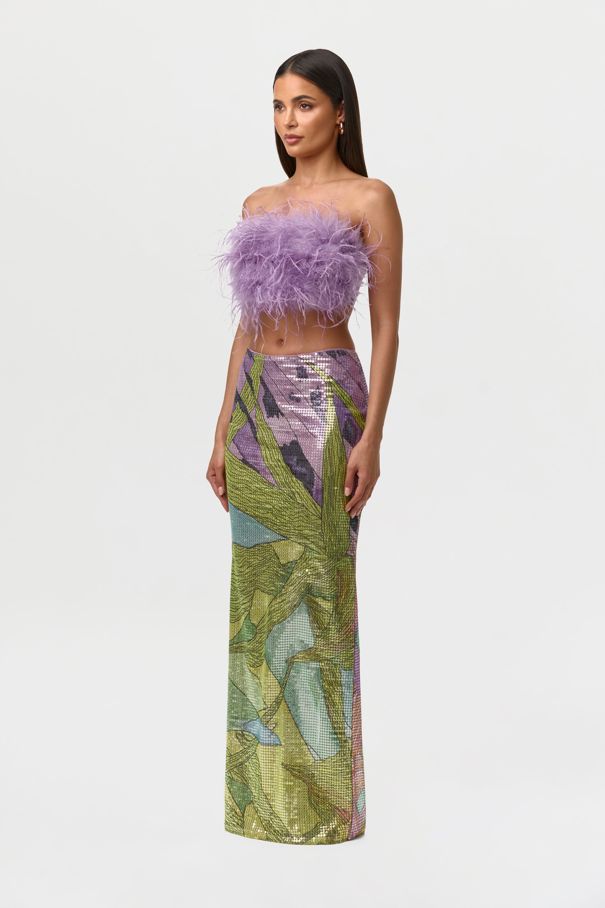 Feather Tube Top