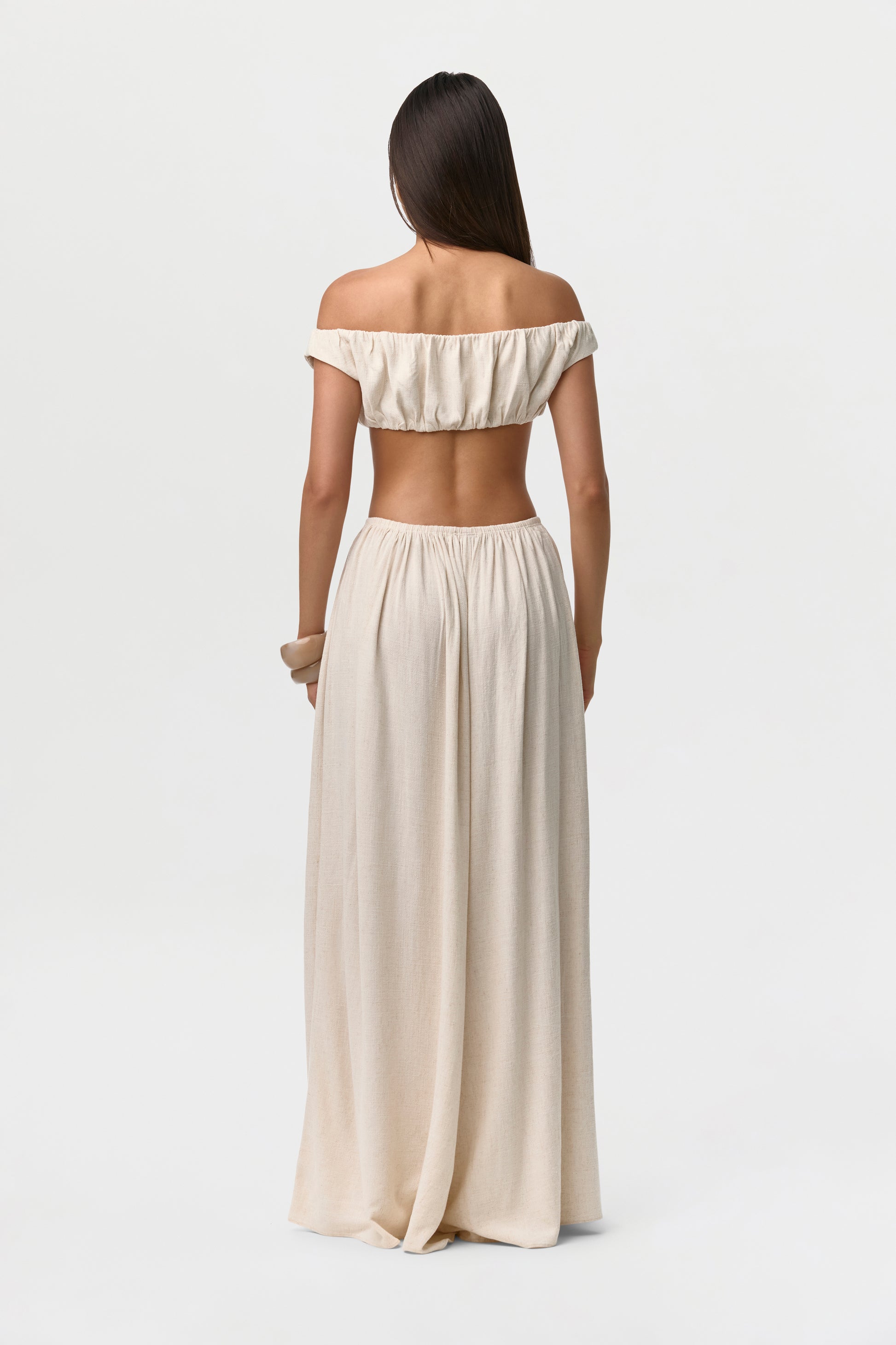 Linen Pleated Wide Leg Pants Petite
