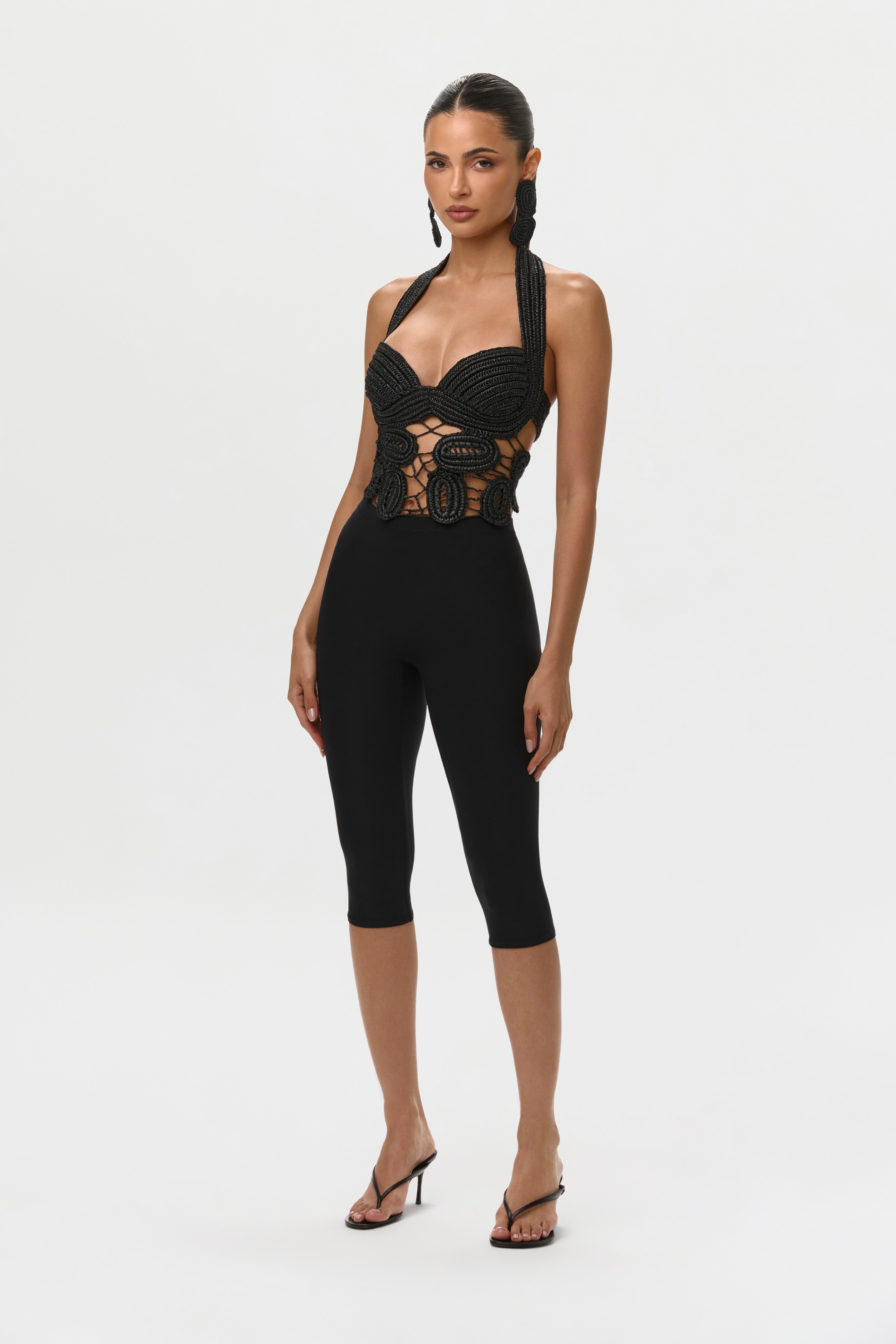 Crochet Bustier Halter Top – Naked Wardrobe