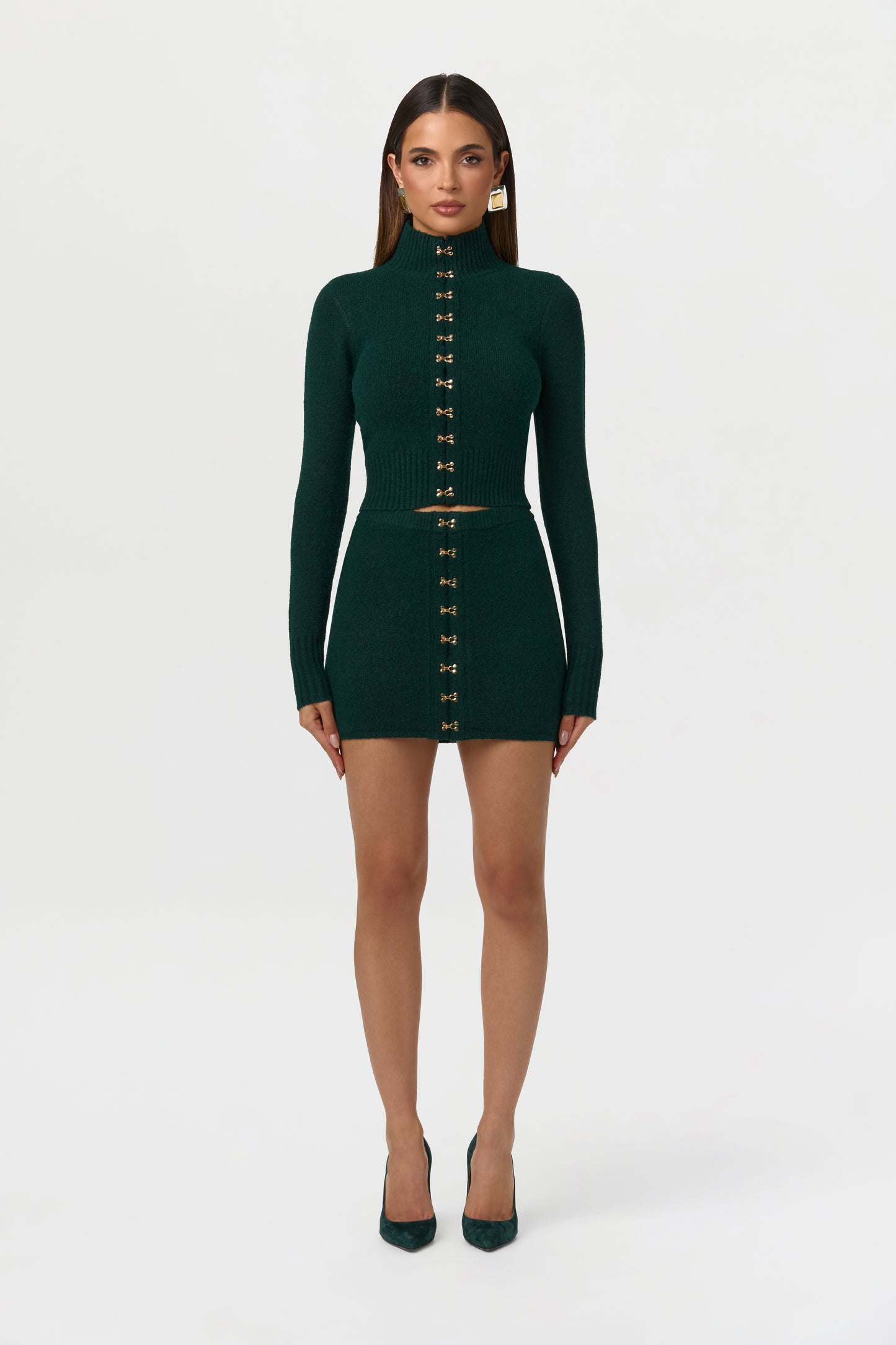 Knit Hook Mini Skirt
