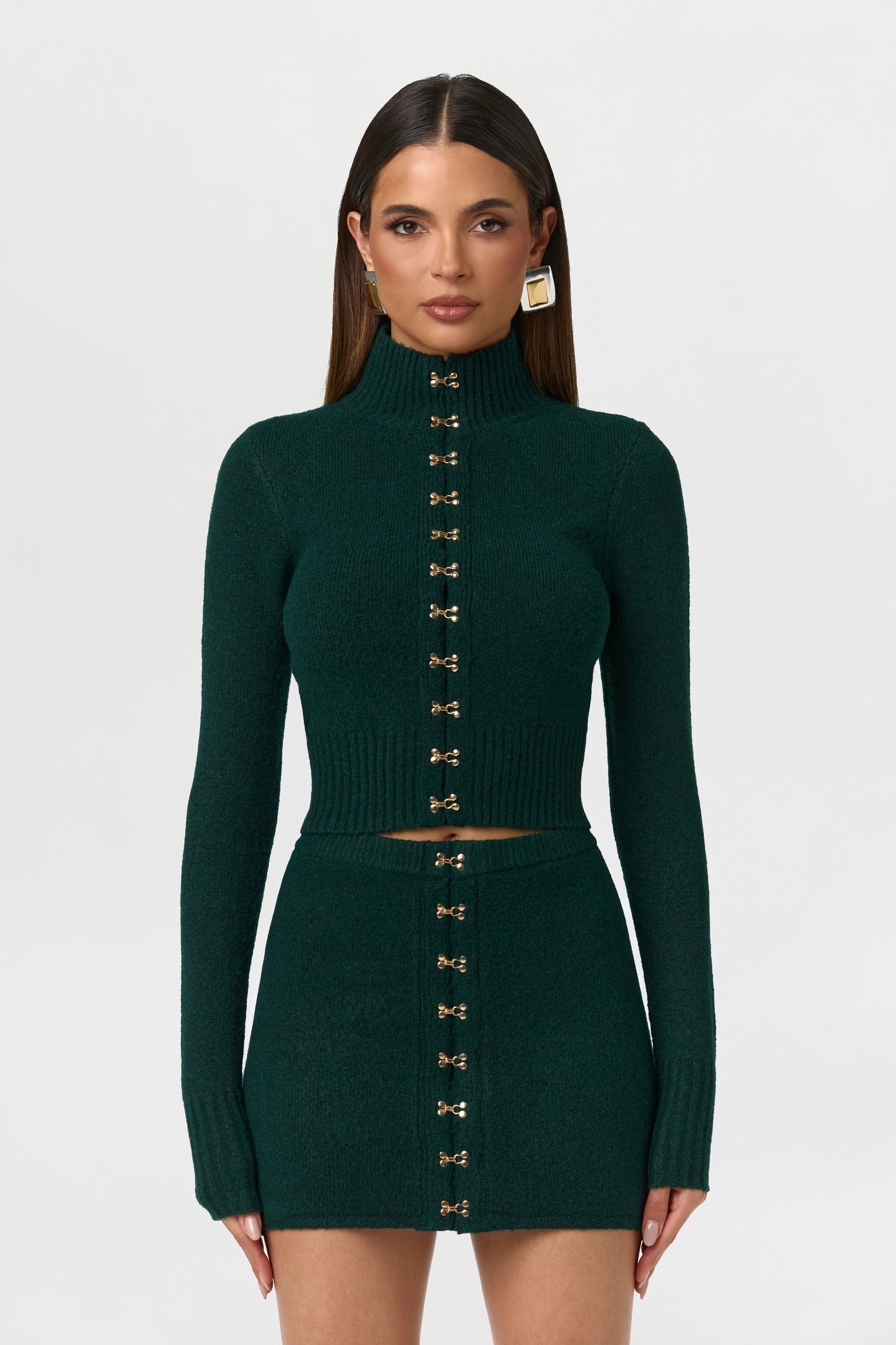 Knit Hook Mini Skirt