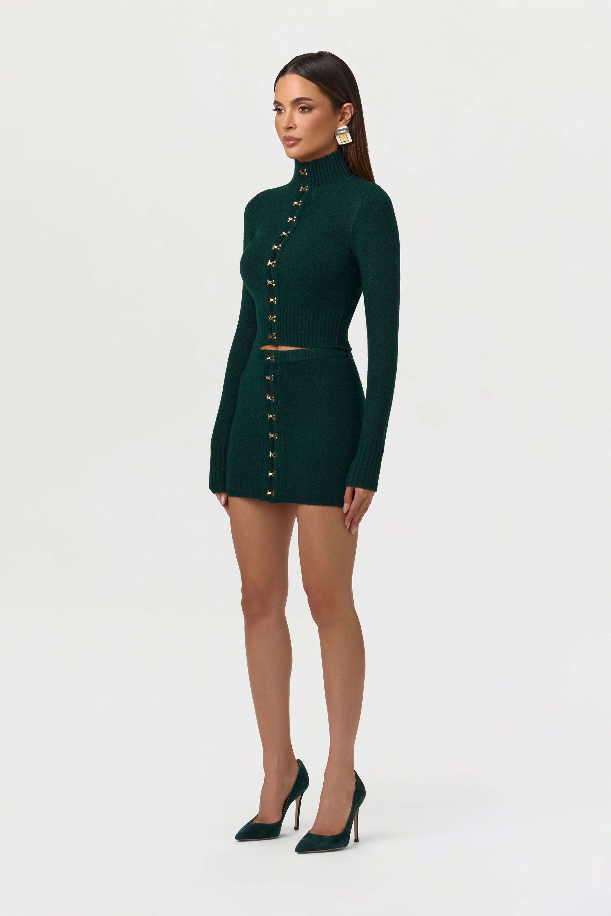 Knit Hook Mini Skirt