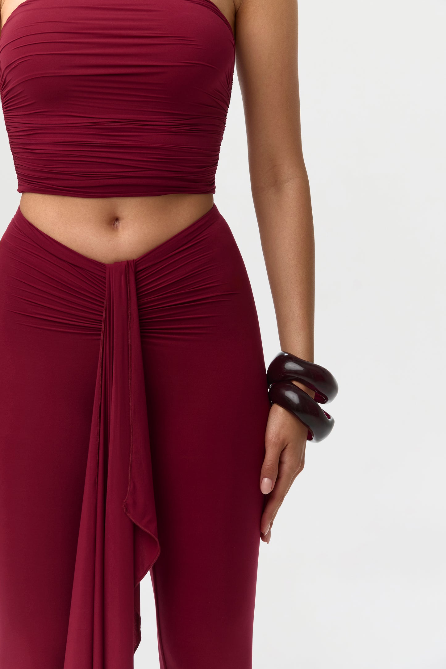 Sangria Naked Cinched Front Leggings Petite