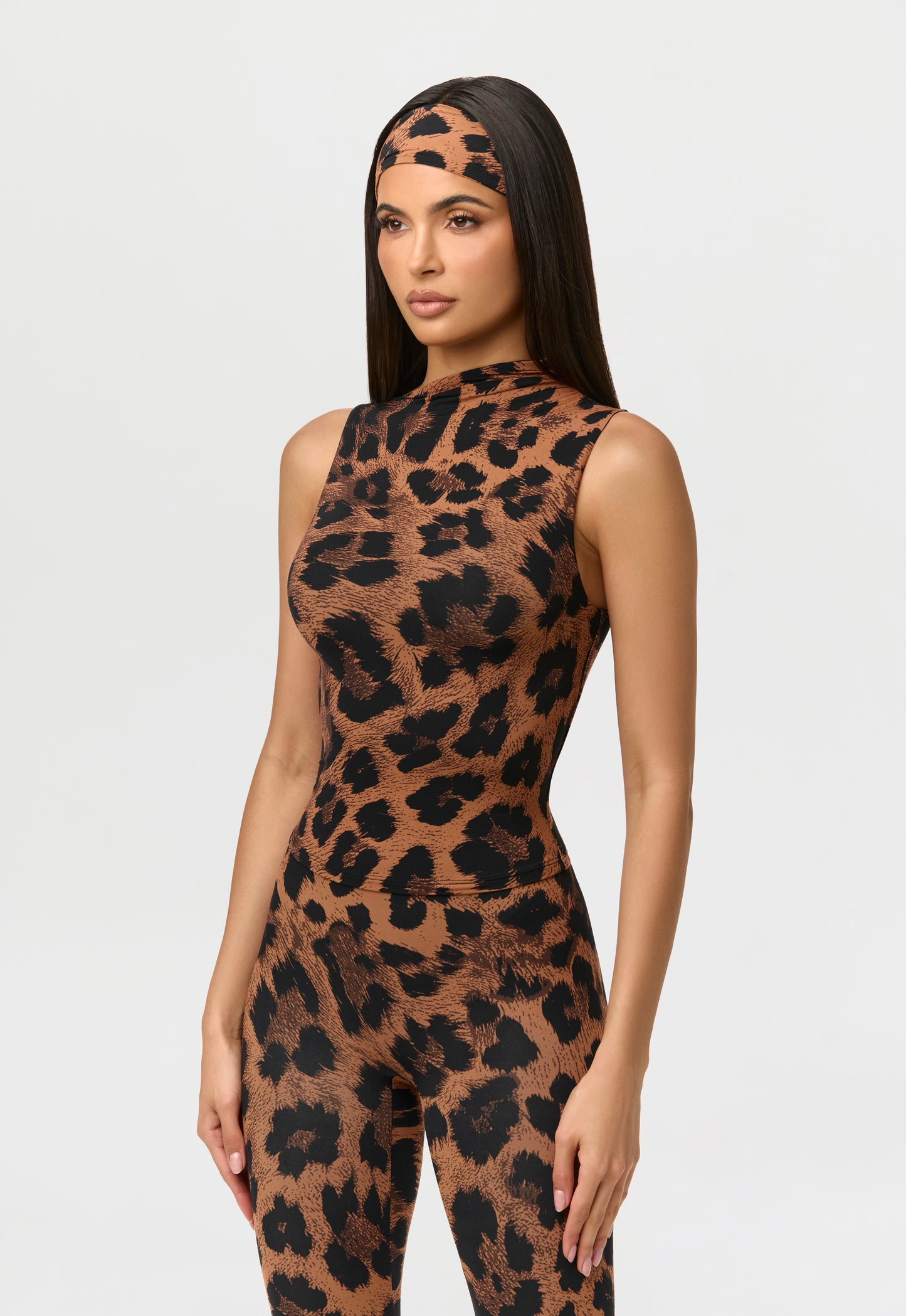 Naked Print Sleeveless Top