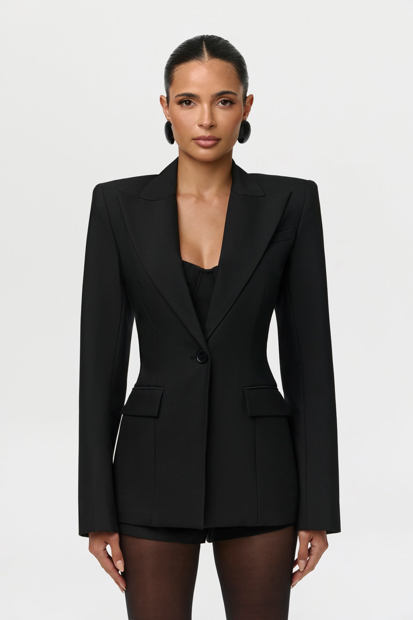 Suiting High Waist Shorts