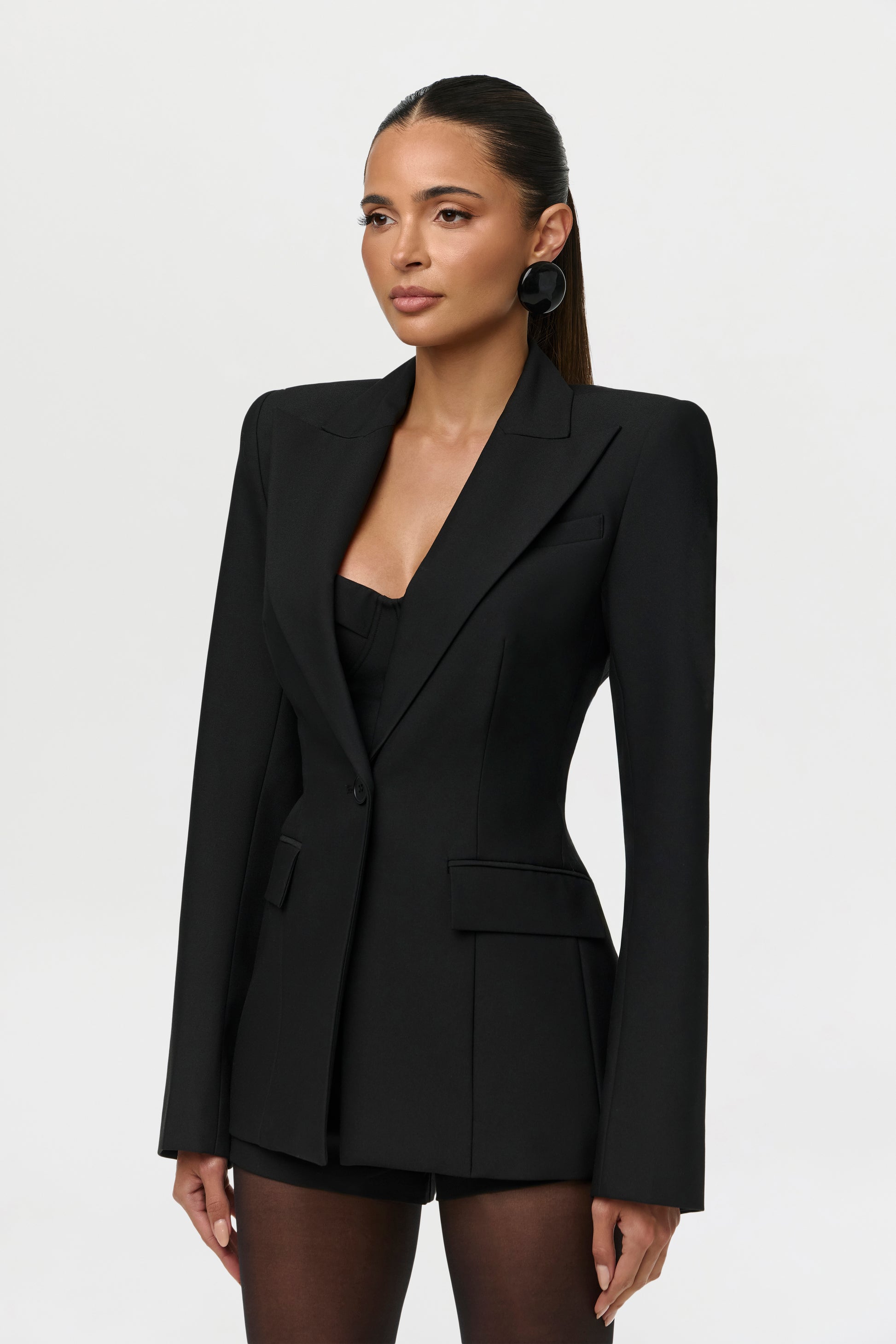 Suiting High Waist Shorts
