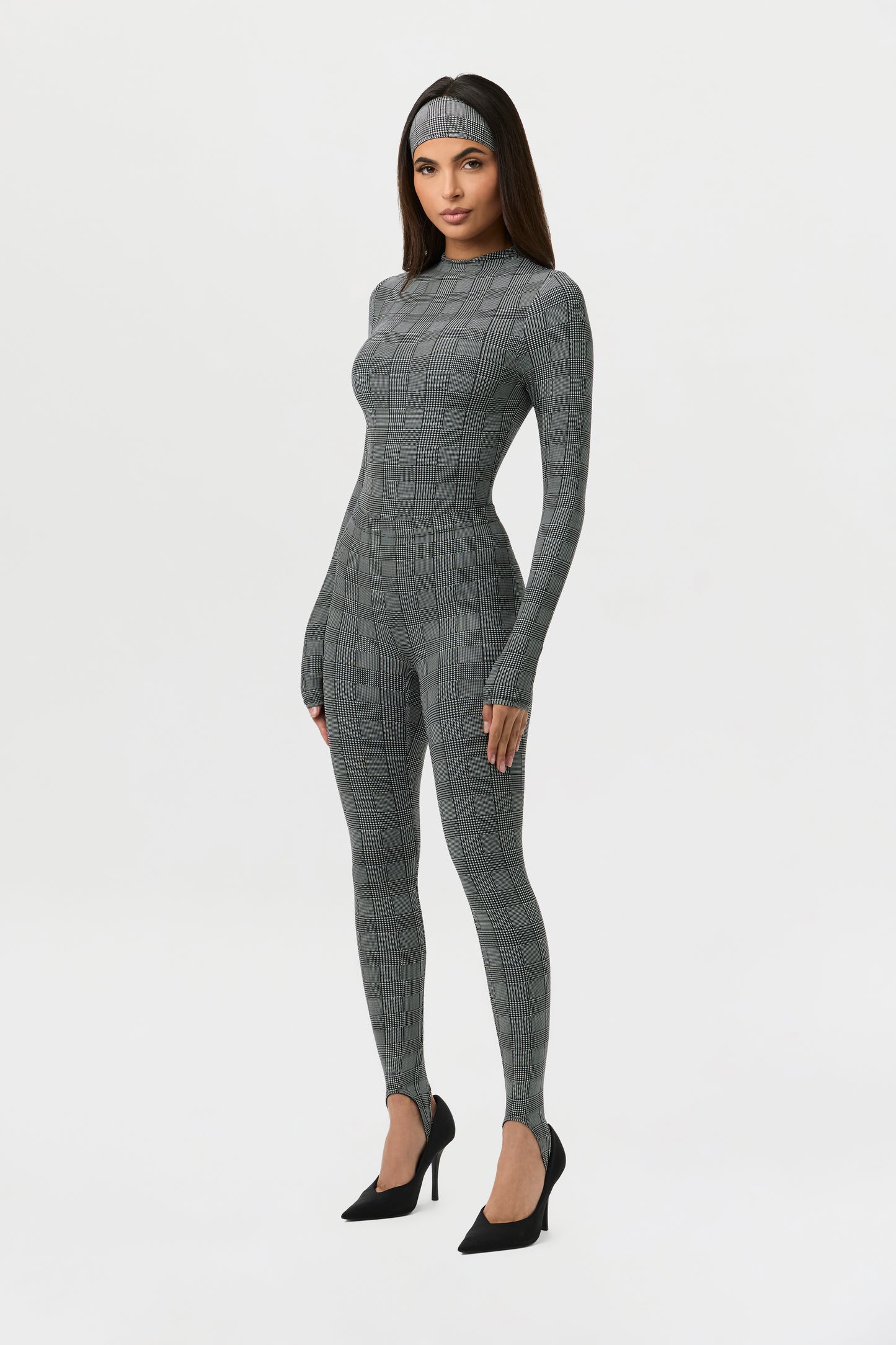 Naked Print Stirrup Legging Petite