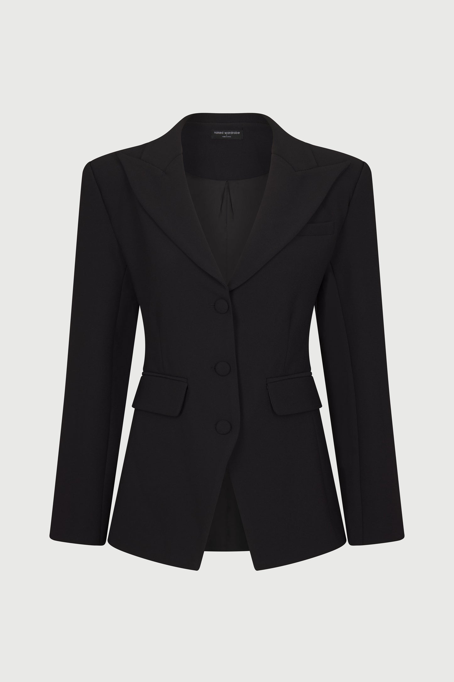 Suiting Power Shoulder Blazer