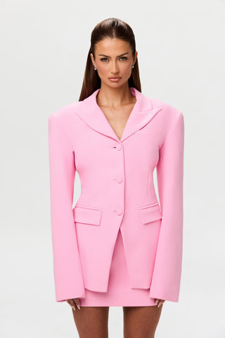 Suiting Power Shoulder Blazer