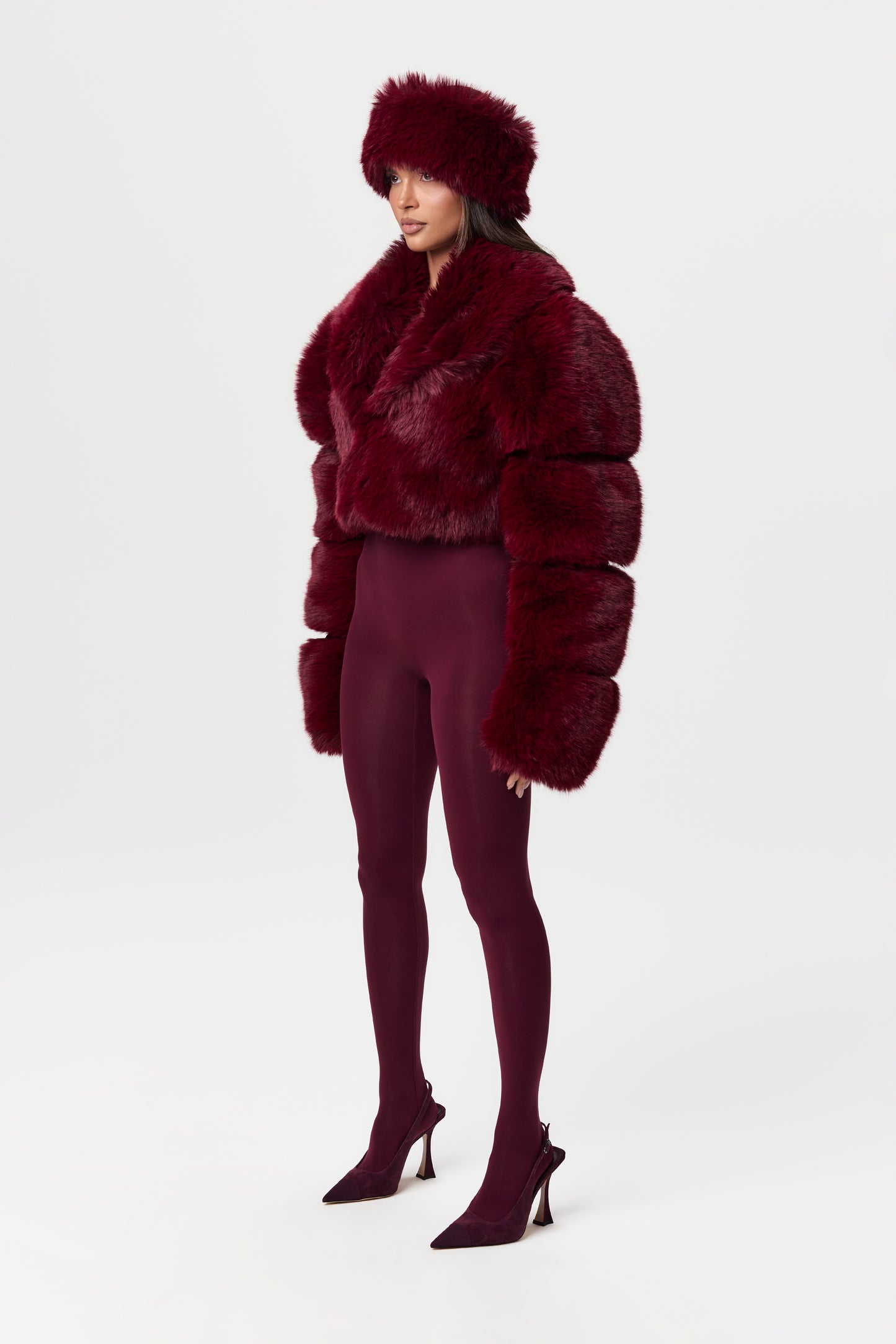 Faux Mink Pelted Jacket