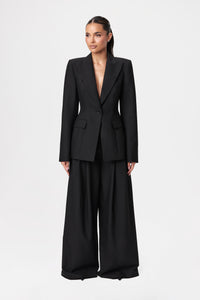 Power Shoulder Suited Blazer