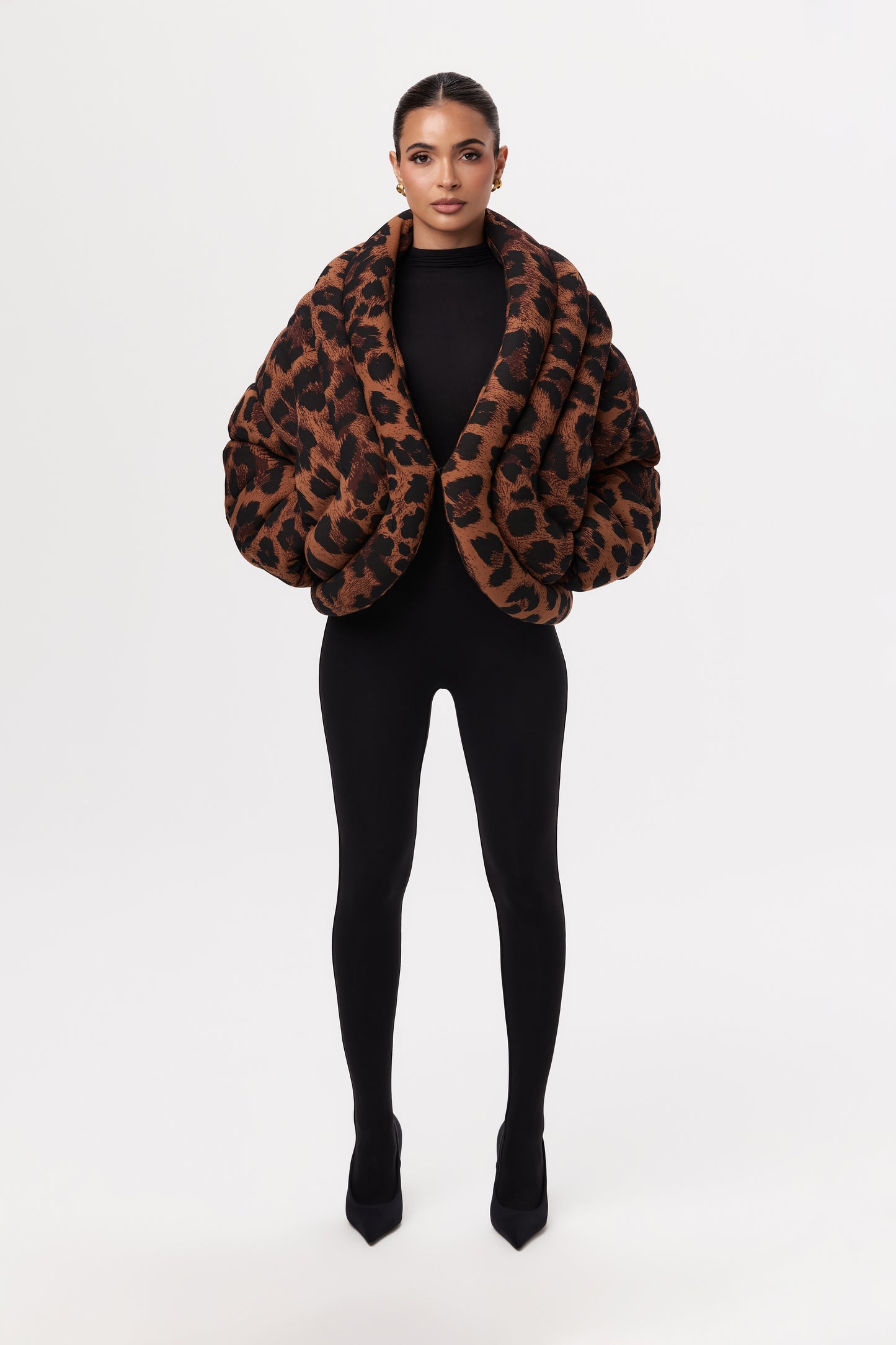 Leopard Puffer Jacket