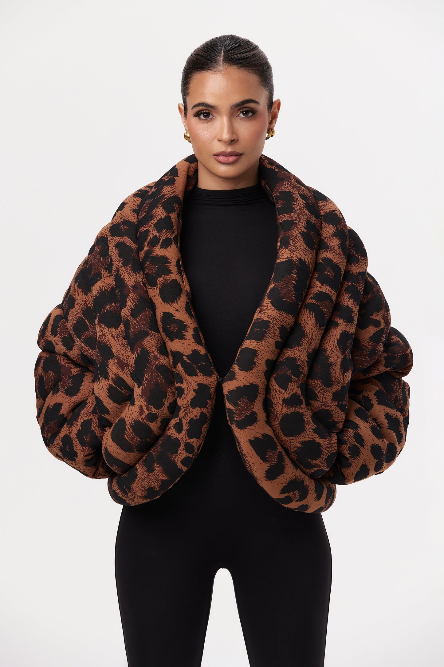 Leopard Puffer Jacket