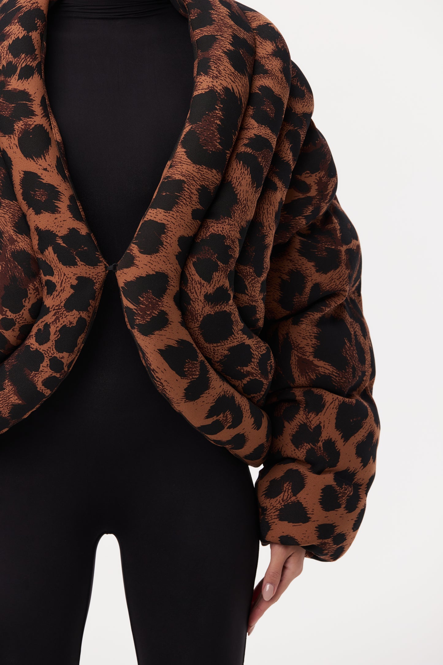 Leopard Puffer Jacket