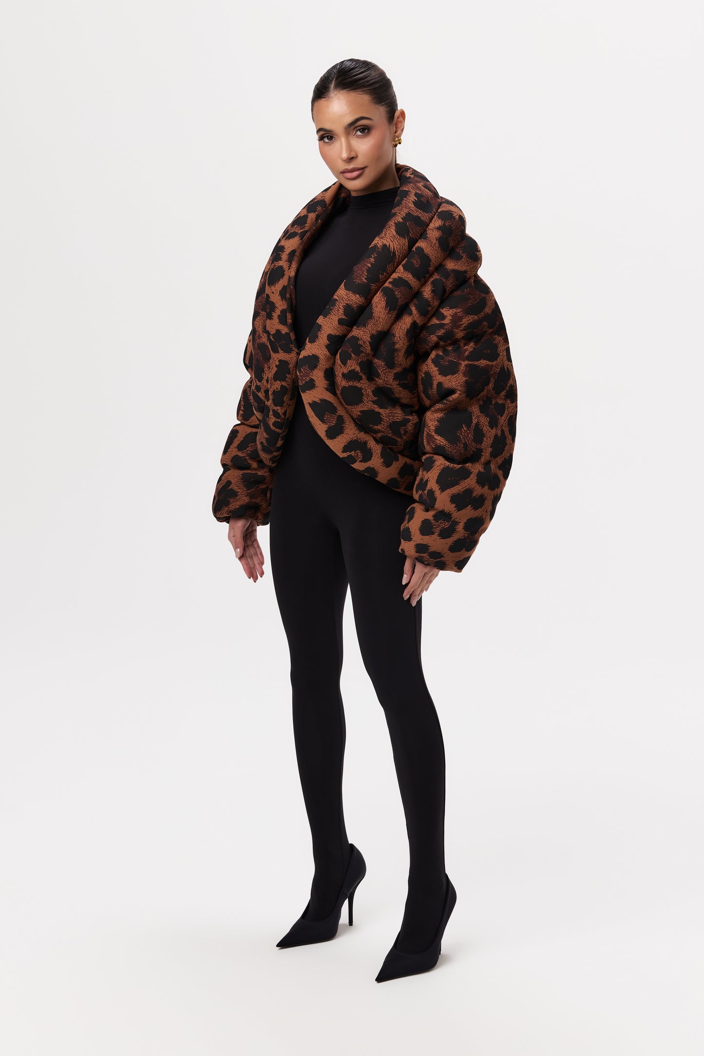 Leopard Puffer Jacket