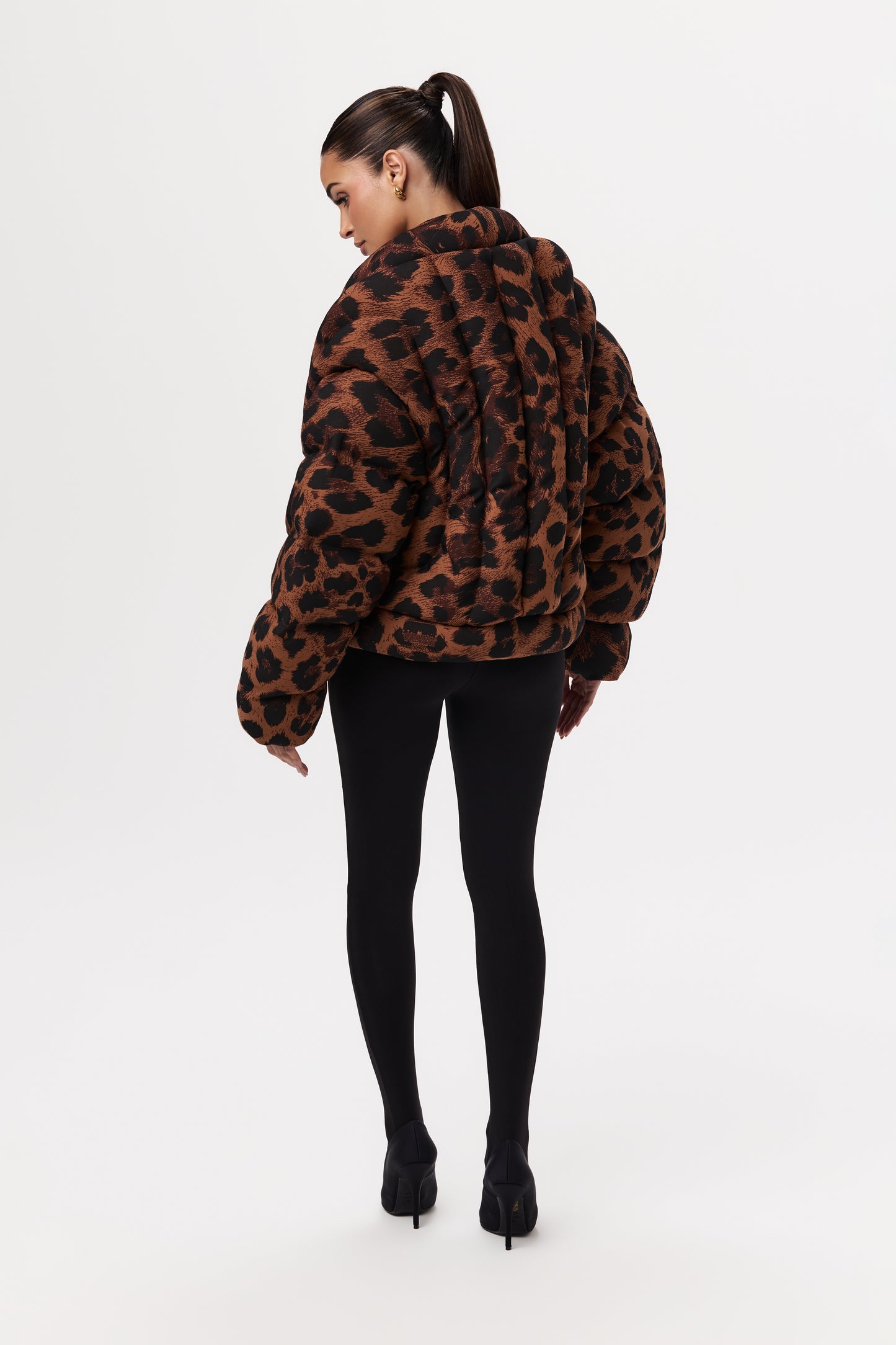 Leopard Puffer Jacket