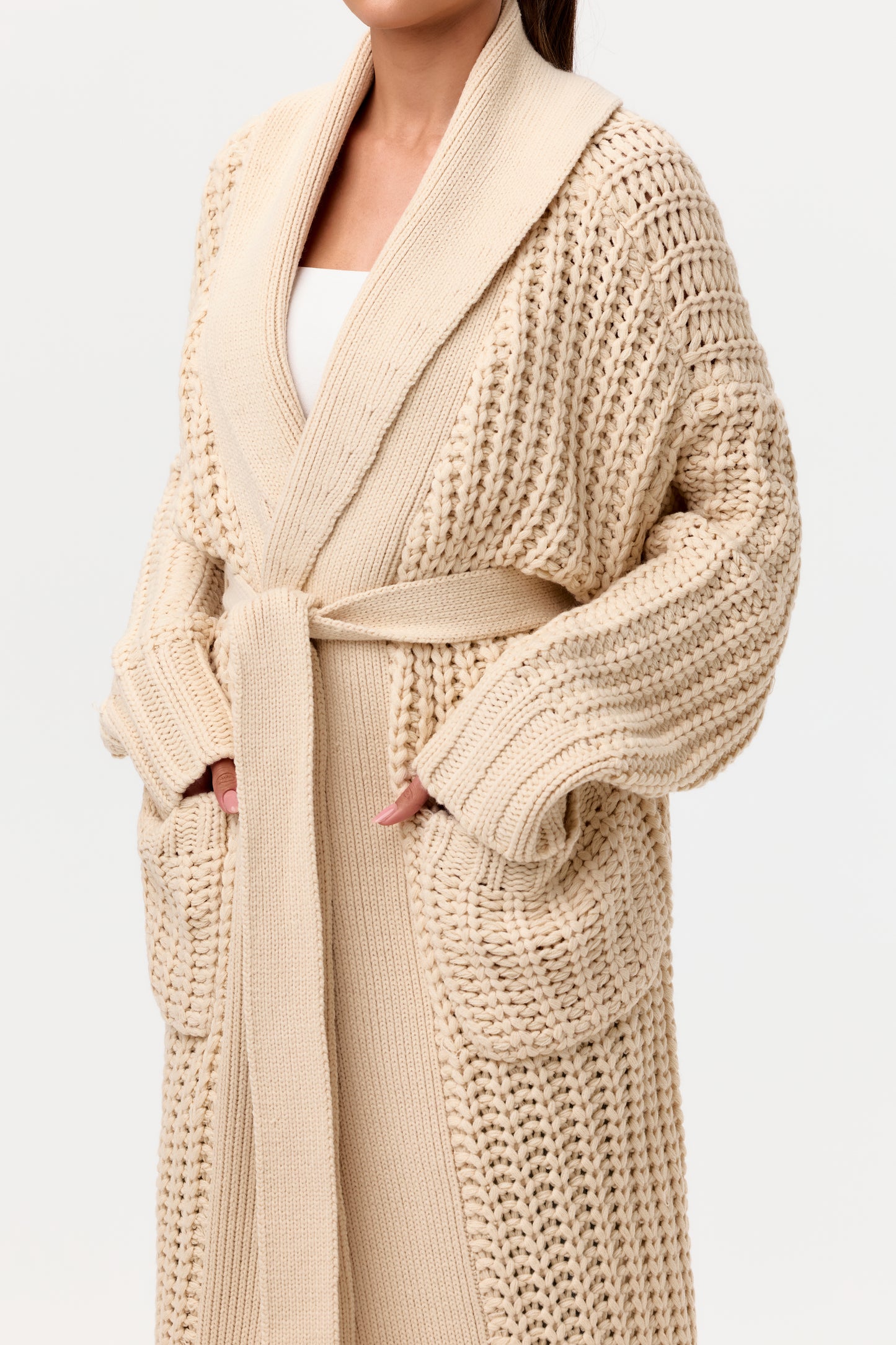 Chunky Knit Cardigan Duster