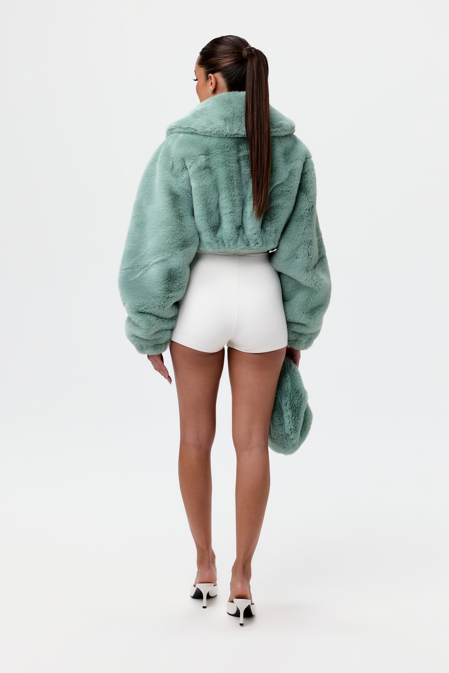 Faux Fur Shrug Jacket