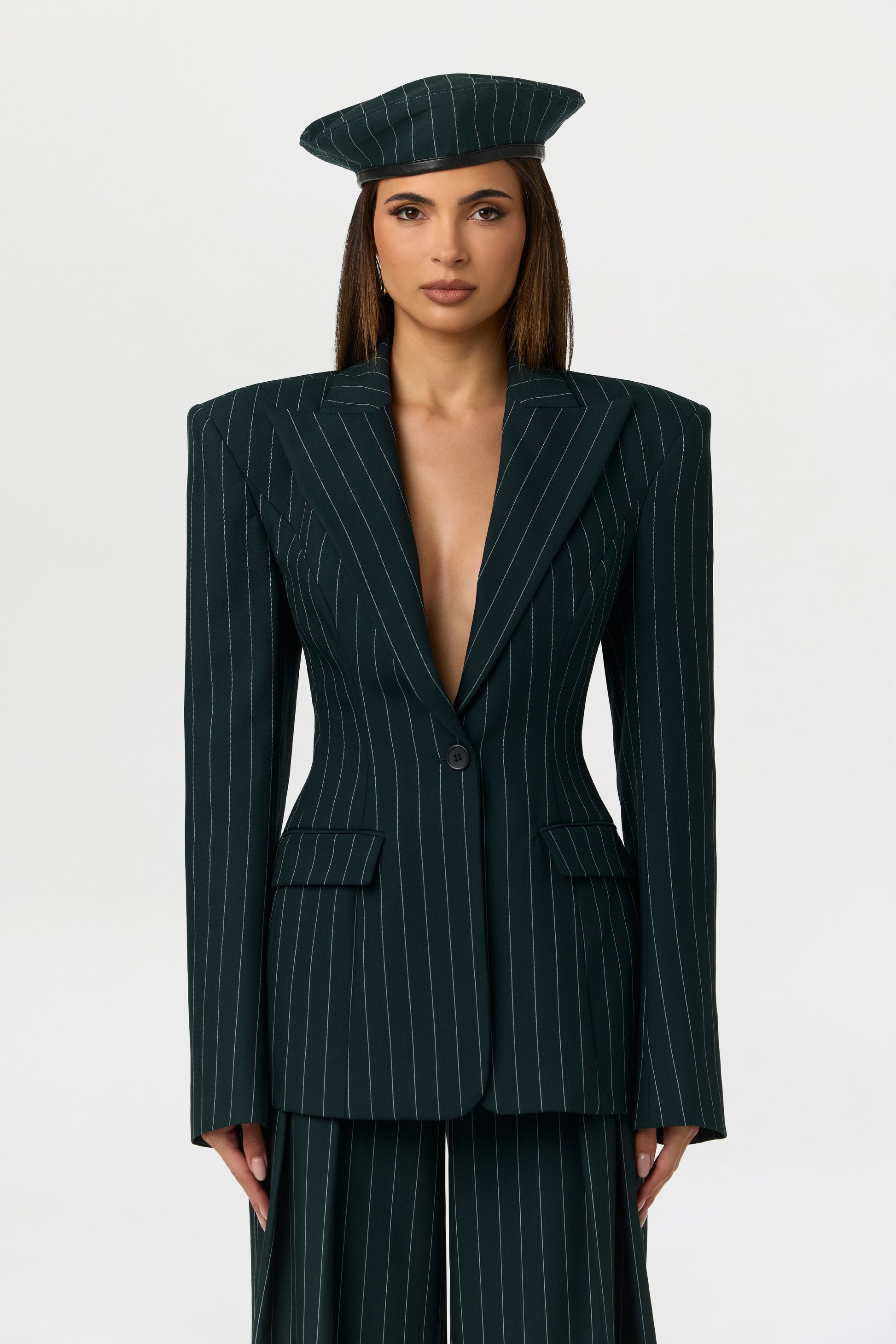 Suiting Sculpt Pinstripe Blazer
