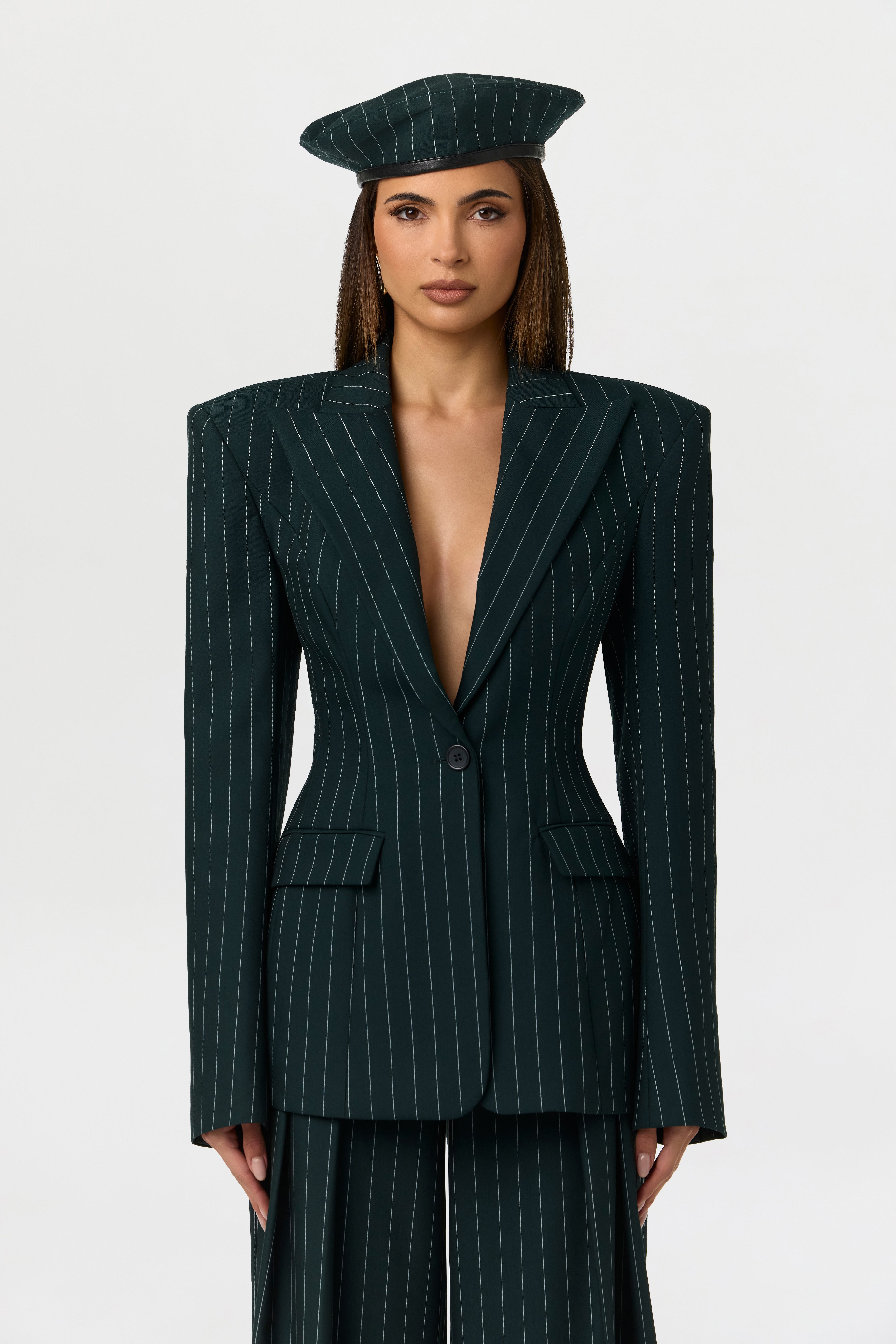 Suiting Sculpt Pinstripe Blazer