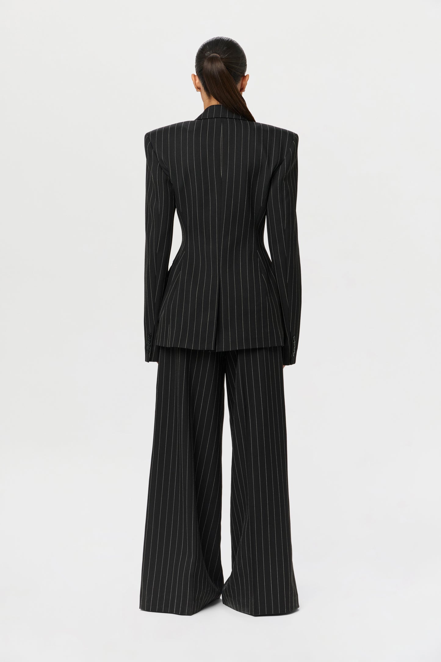 Pinstripe Suited Blazer
