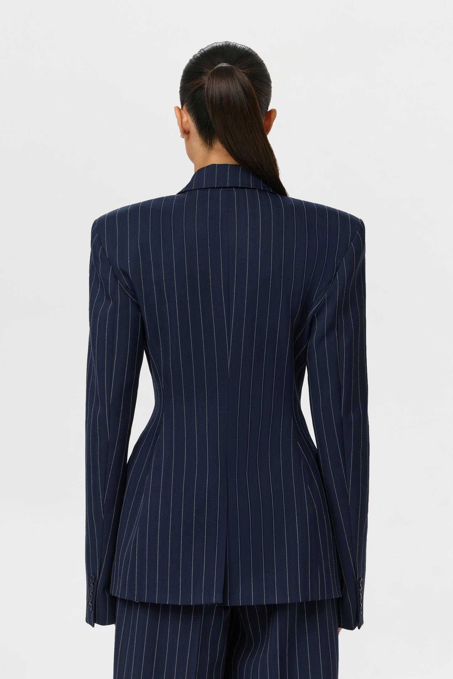 Pinstripe Suited Blazer