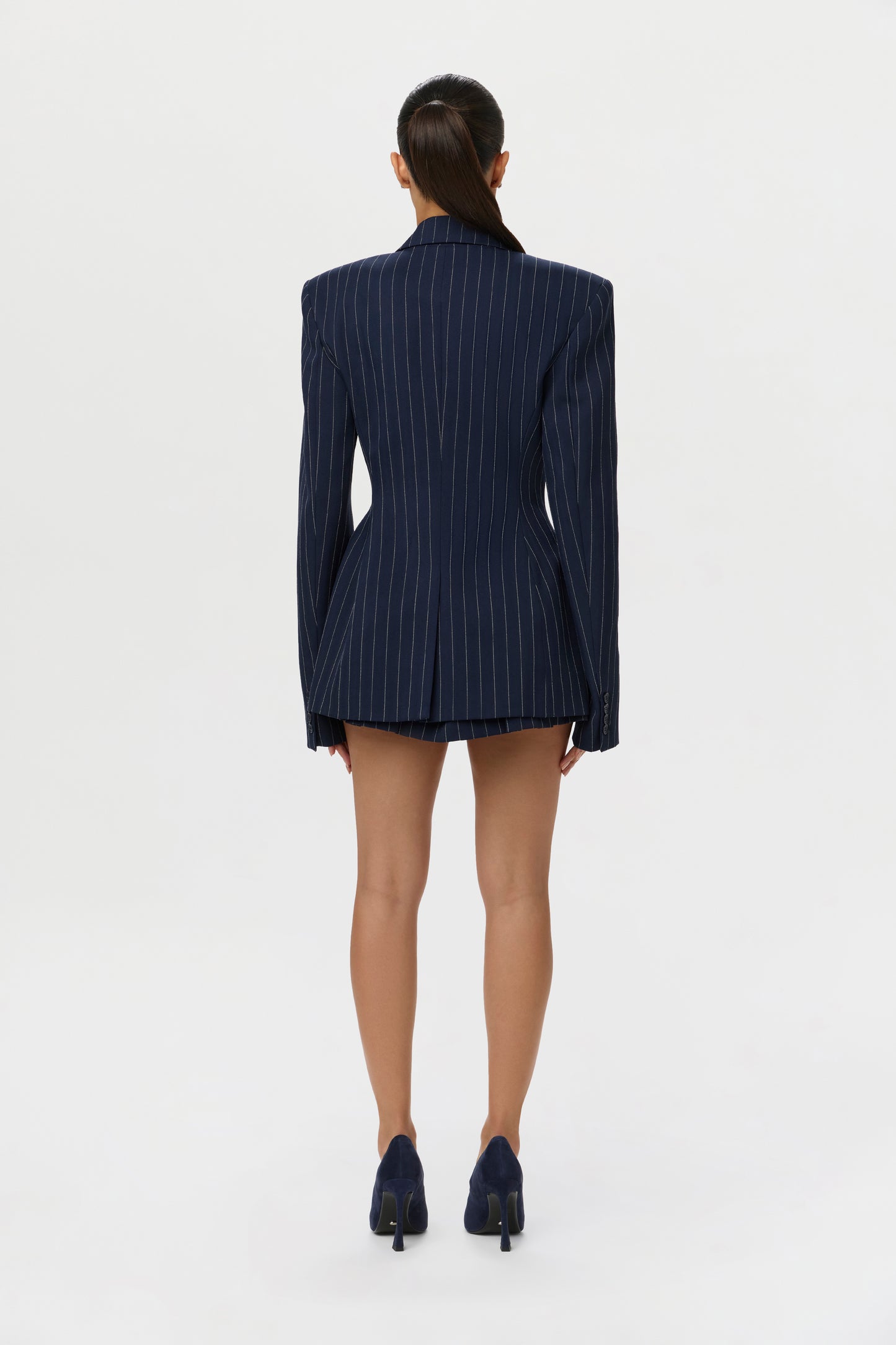 Pinstripe Suited Blazer
